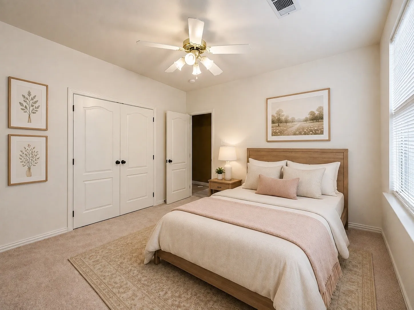 Bedroom - virtually staged to show potential