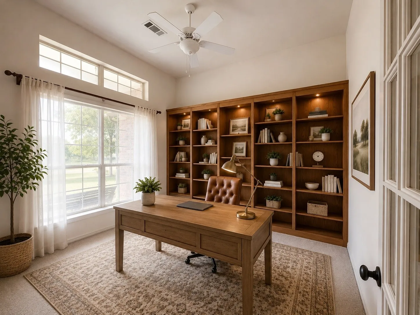 Office - virtually staged to show potential