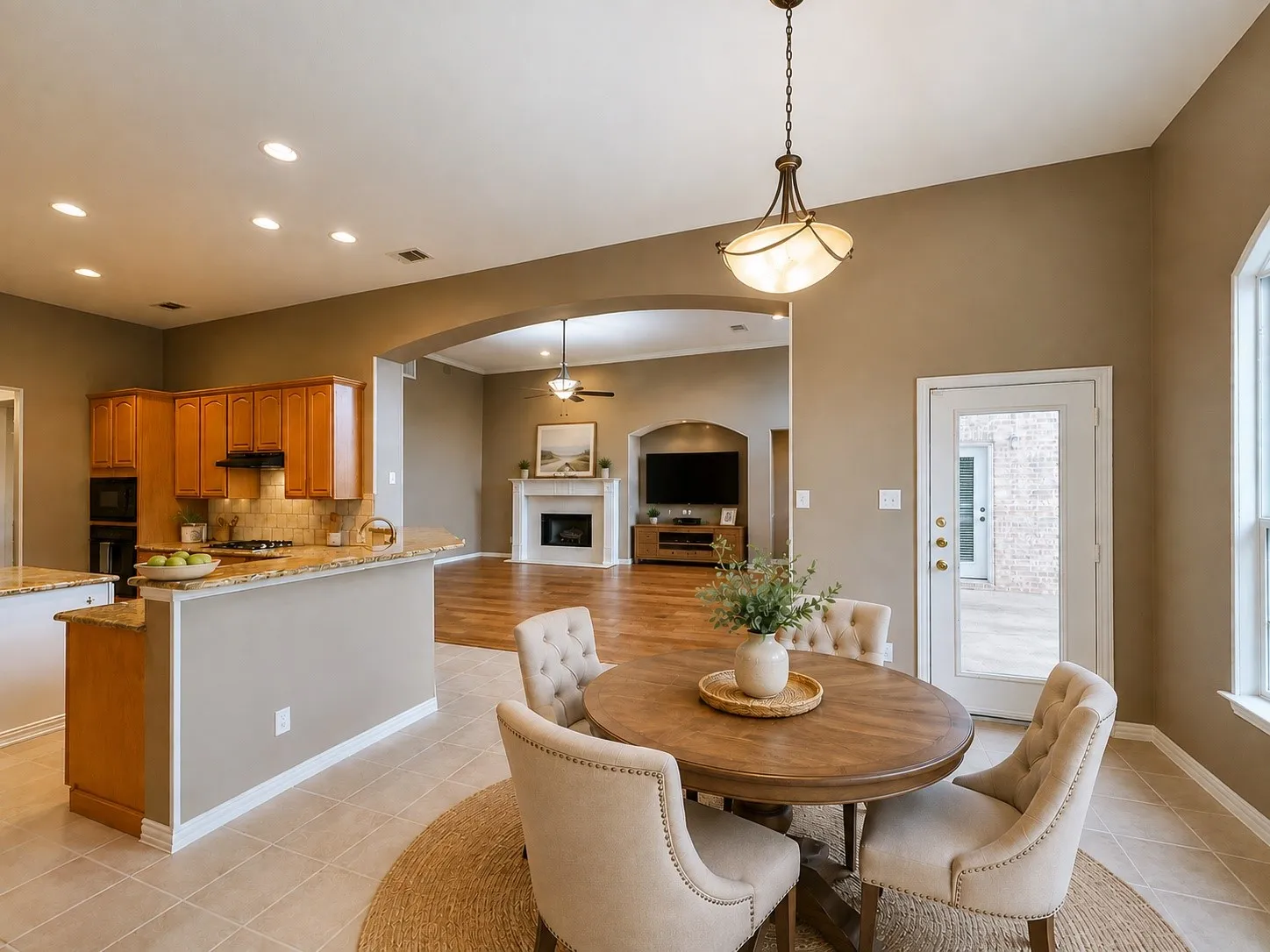 Breakfast Area - virtually staged to show potential