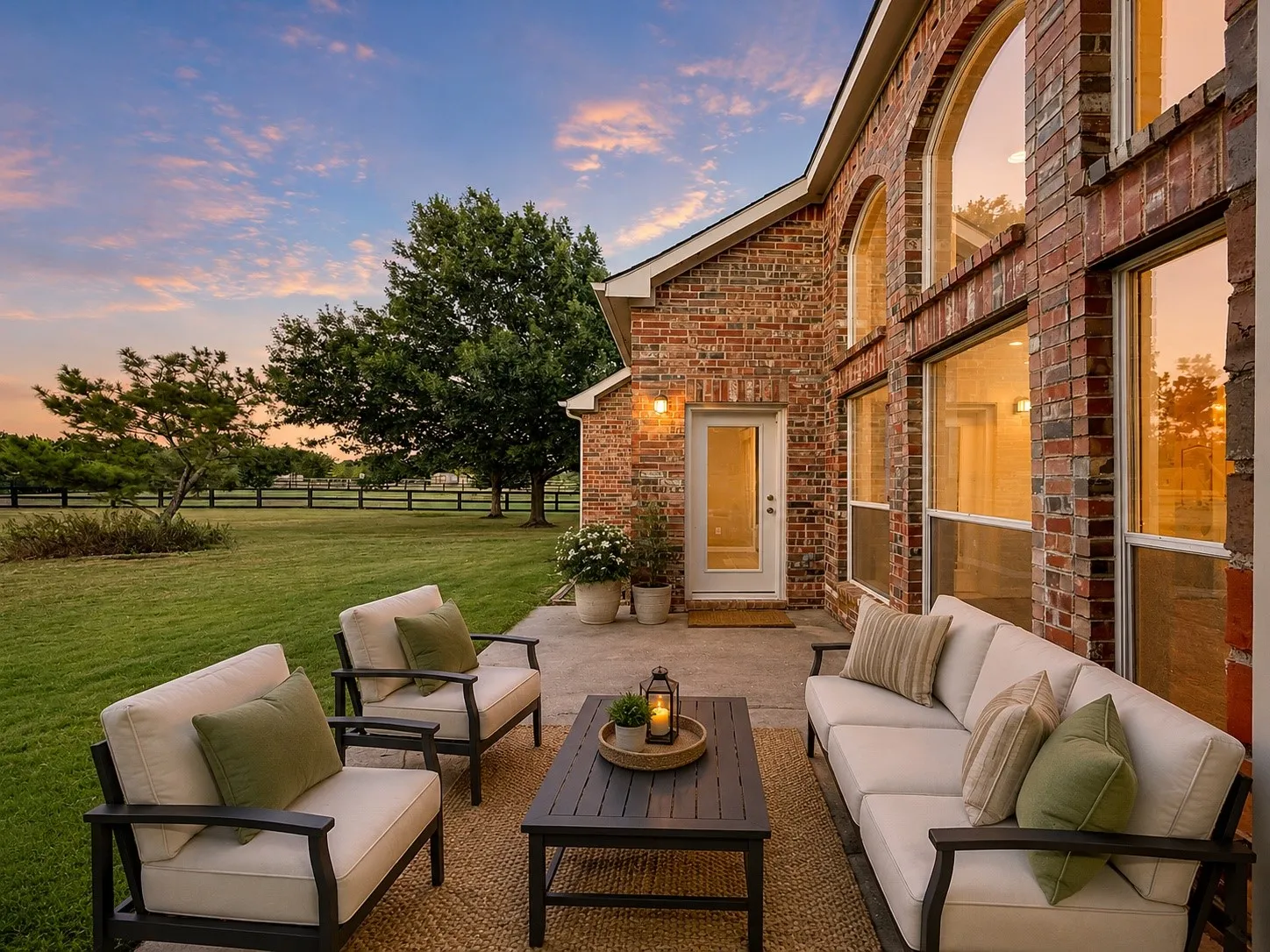 Back Patio - virtually staged to show potential