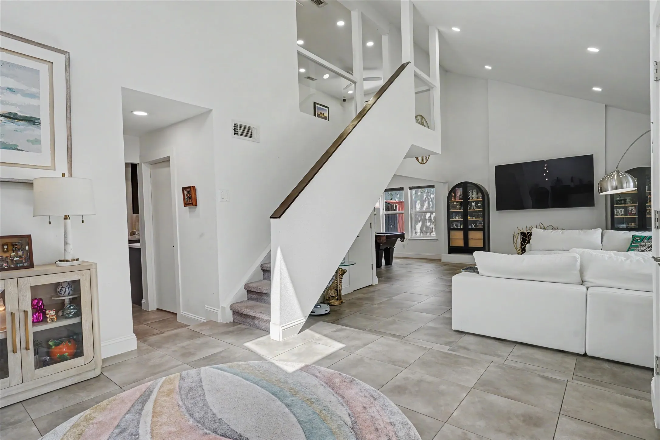 Stairs and foyer