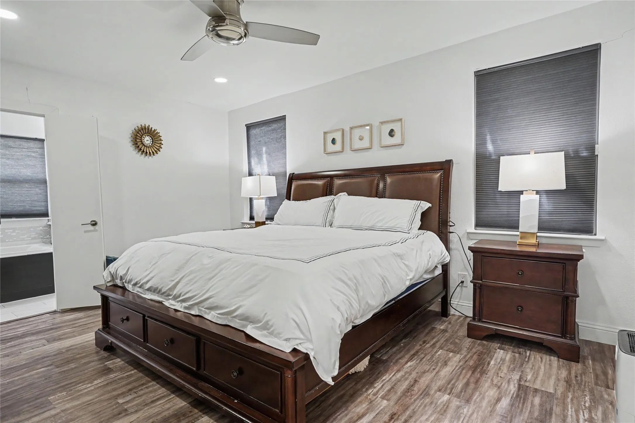 Primary bedroom with ensuite bath