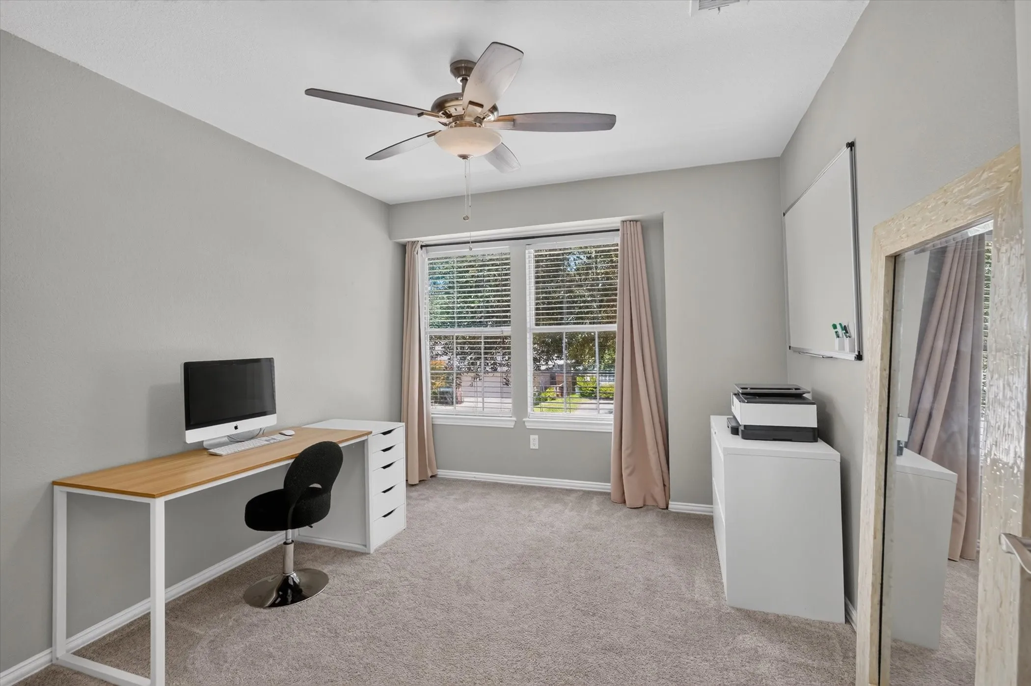 Upstairs office