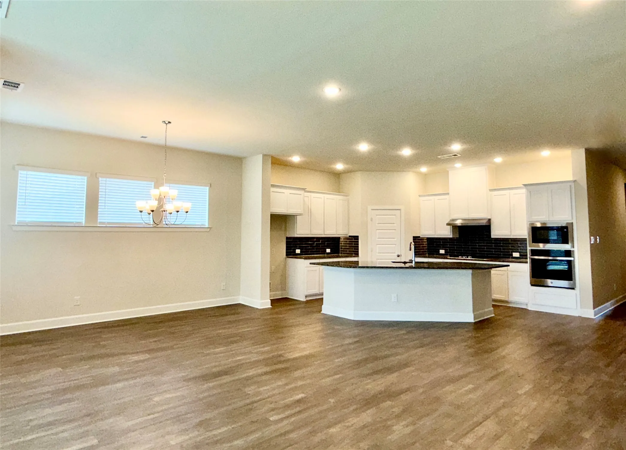 Kitchen with Dining area to the left