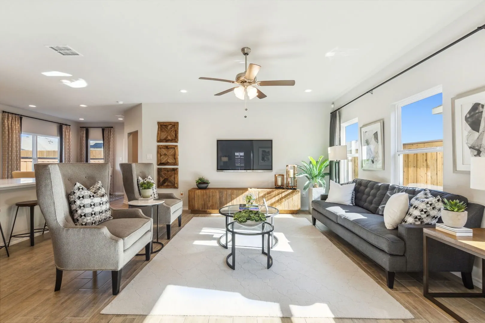 HRT - Model - 3904 Hometown Boulevard - K2455 - Lockhart - Living Room - 01