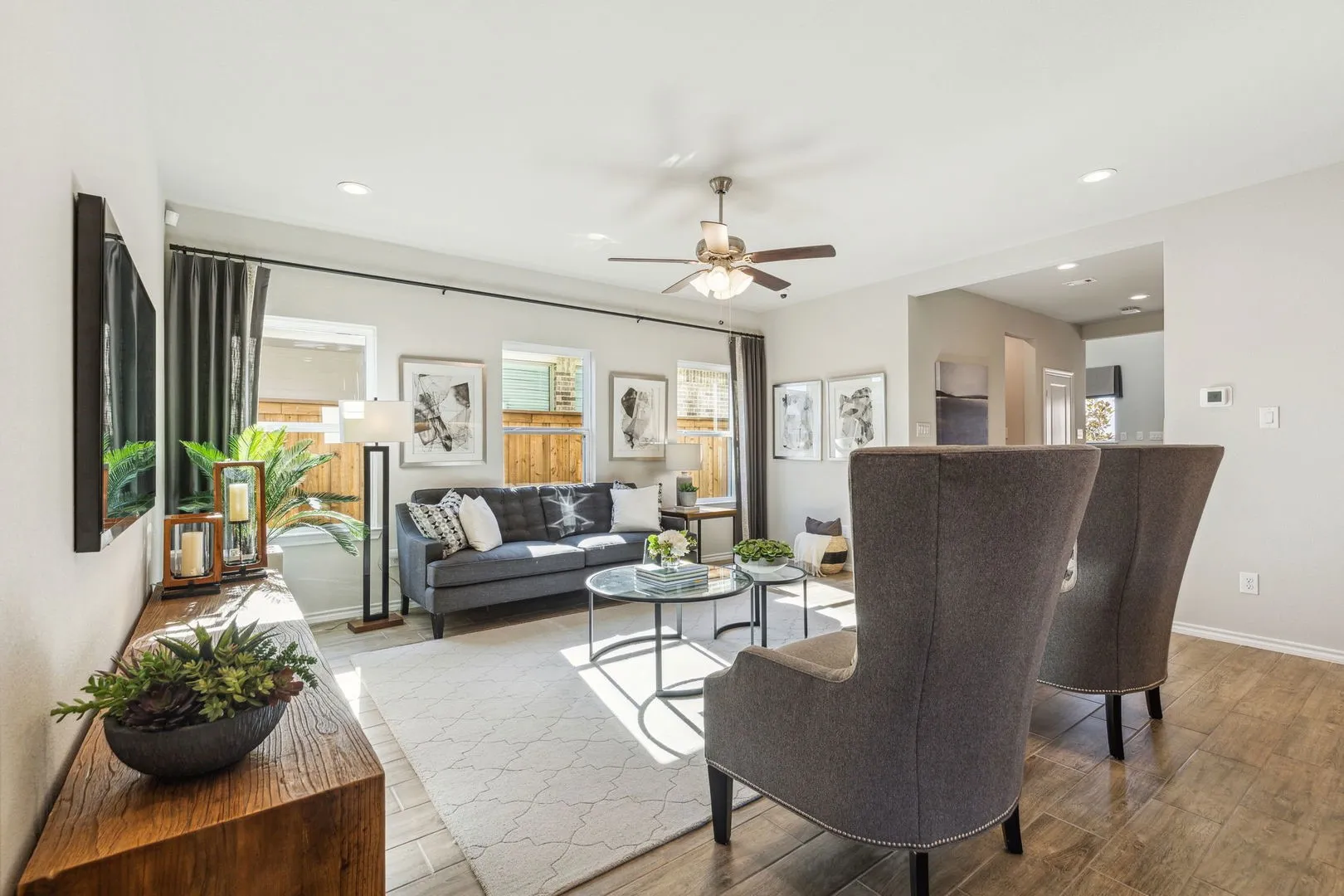 HRT - Model - 3904 Hometown Boulevard - K2455 - Lockhart - Living Room - 03