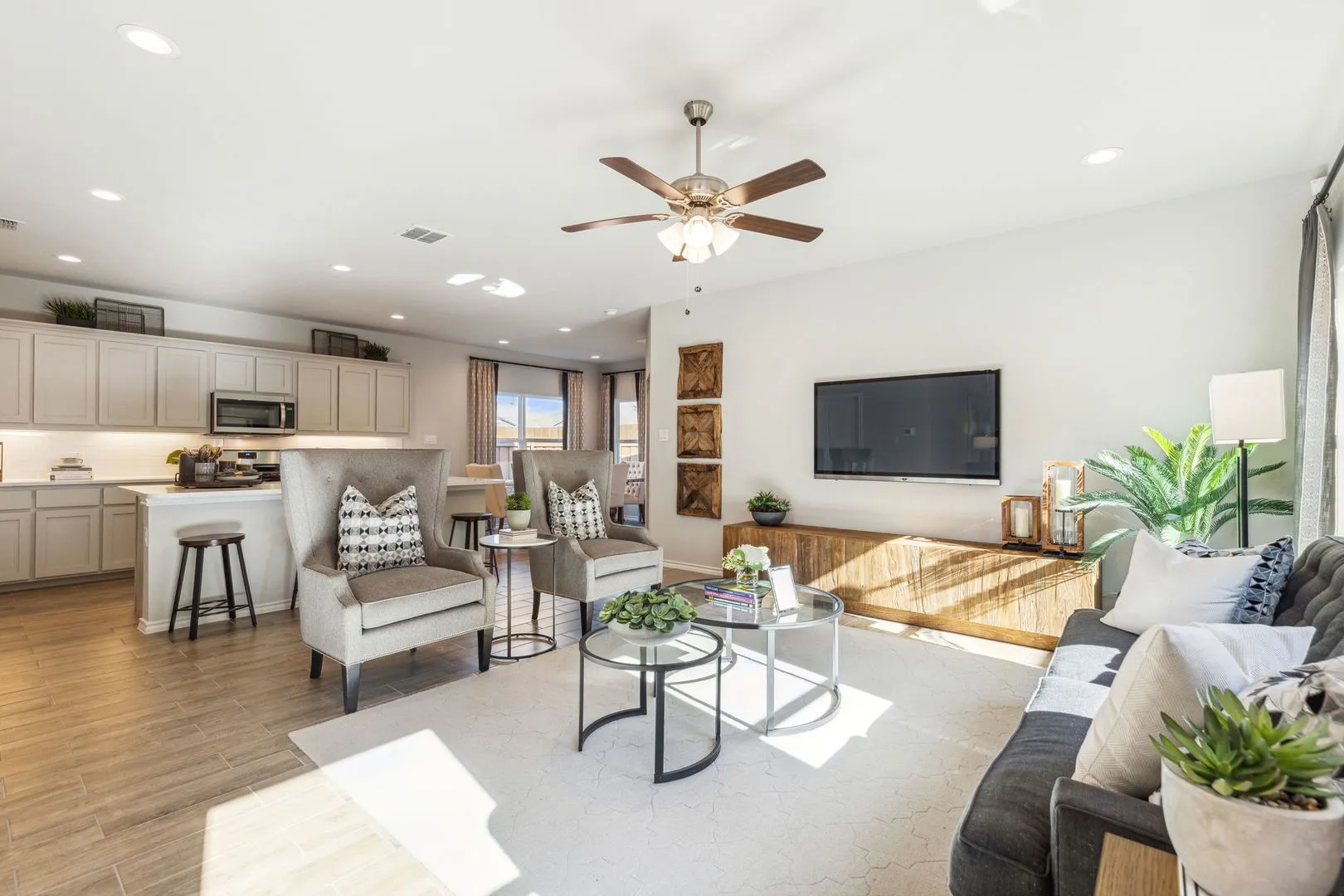HRT - Model - 3904 Hometown Boulevard - K2455 - Lockhart - Living Room - 02