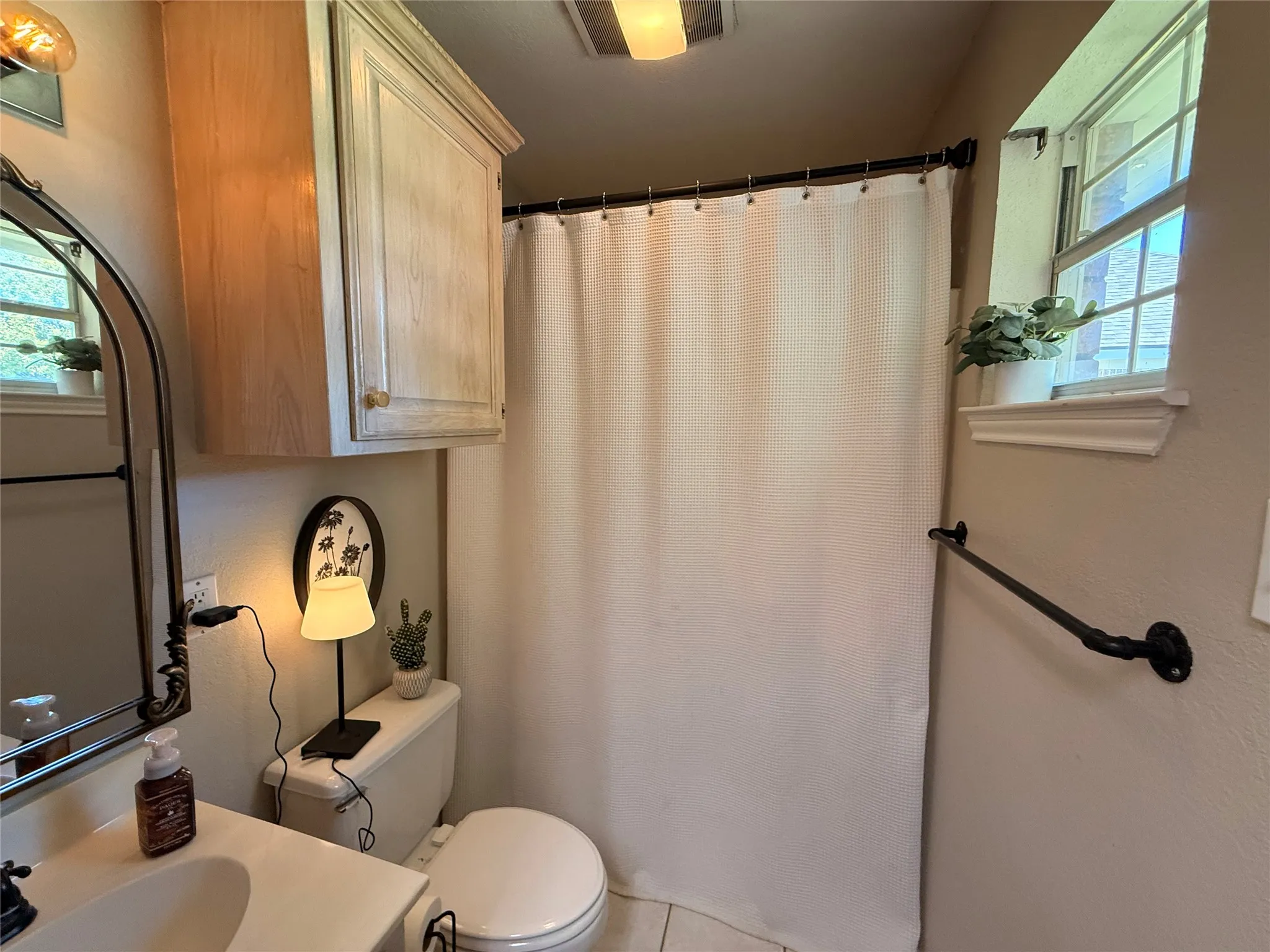 Bathroom off of the Laundry room
