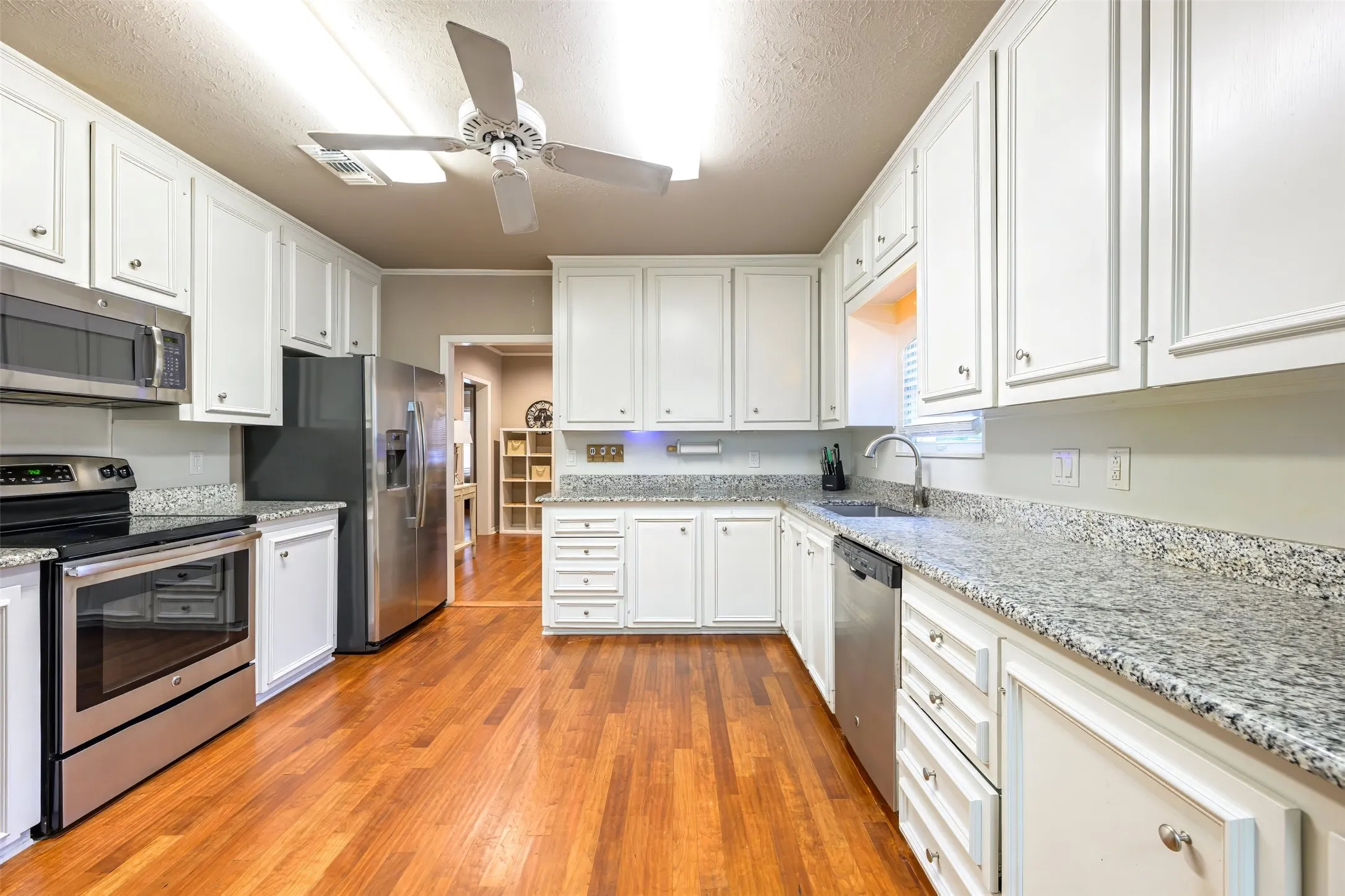 Abundance of storage and counter space.
