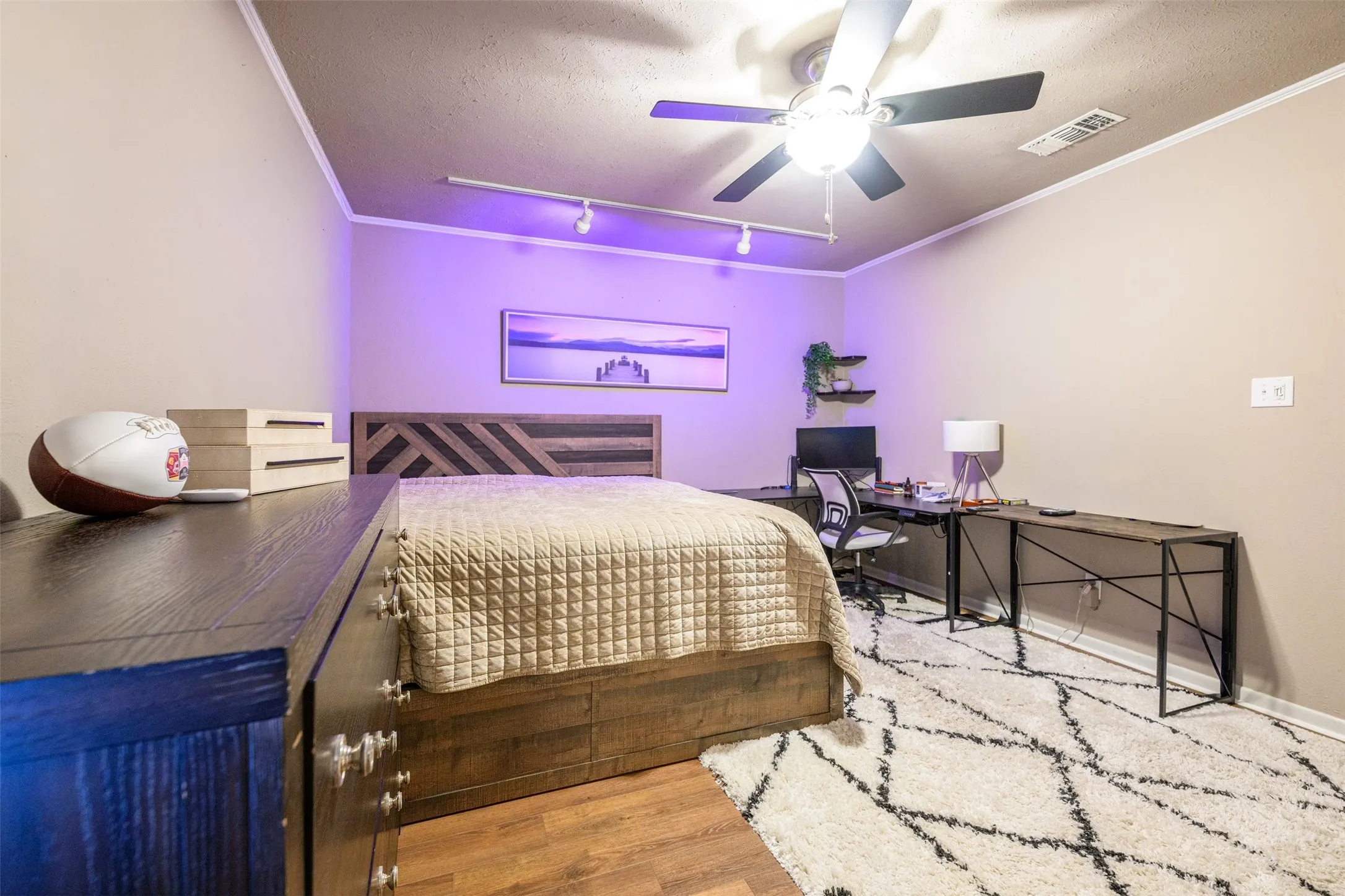 Bedroom 3 with walk in closet.