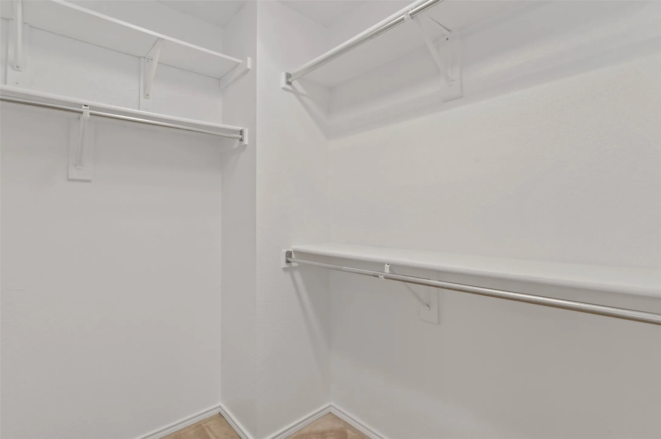 Walk-in closet off primary bathroom.
