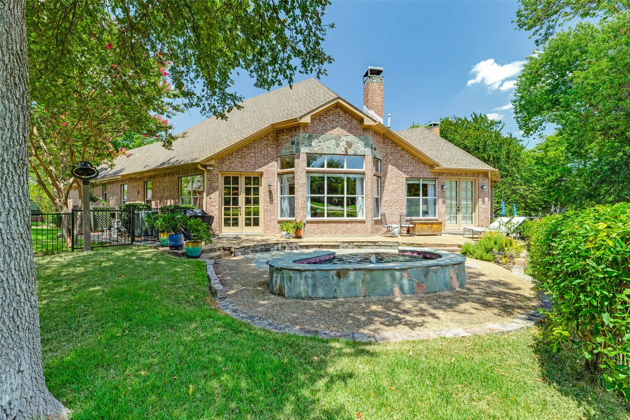 Nice setting with small yard to maintain.