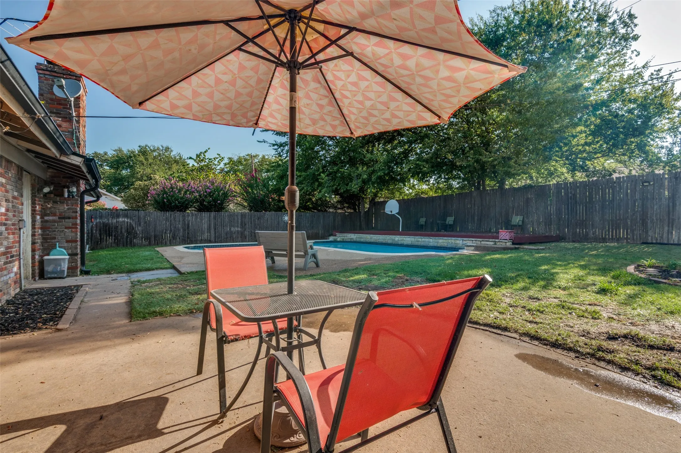 Open Patio area