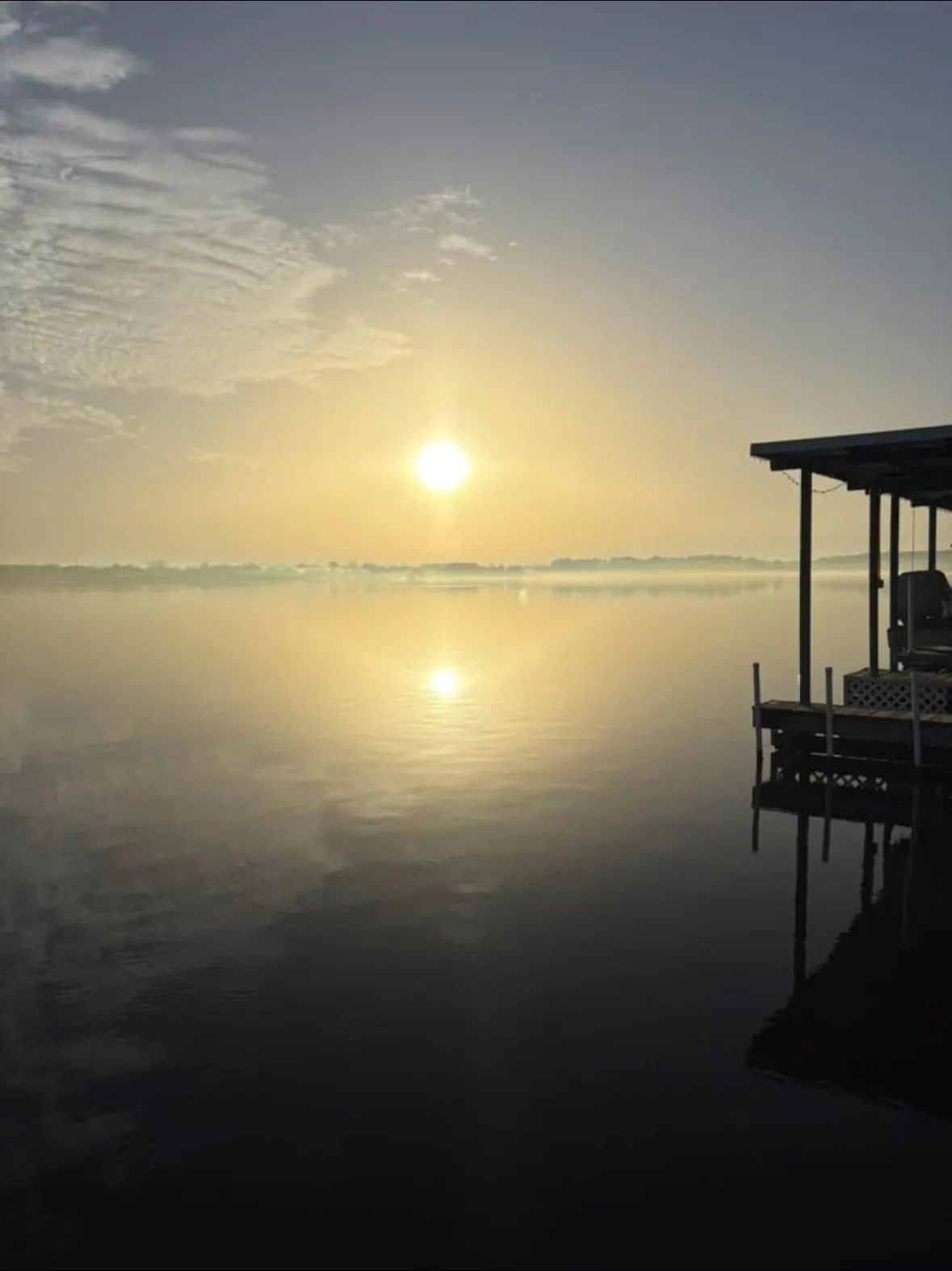 Sunrise on the water