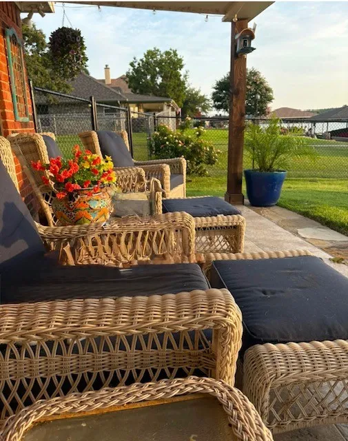 Relaxing patio