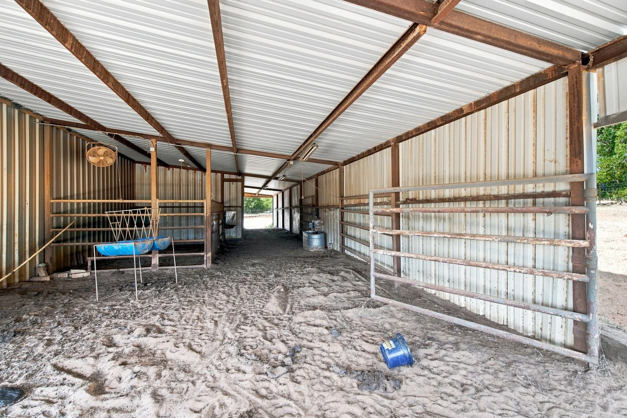 Other side view of live stock area
