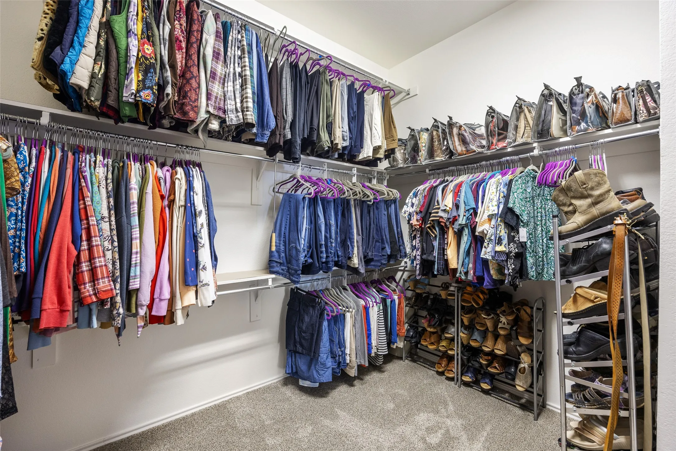 Huge 10x11 walk in closet!