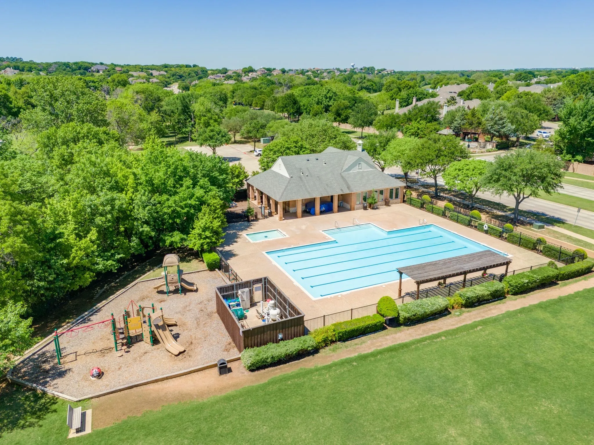 Community pool & playground