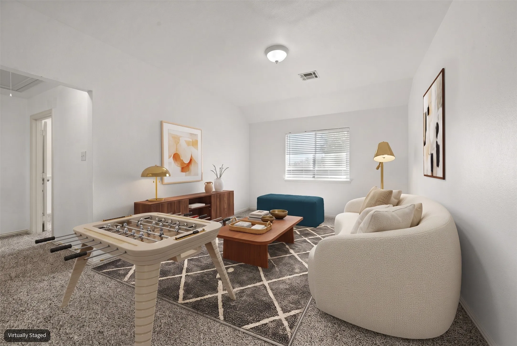 Versatile size game room to make it your own