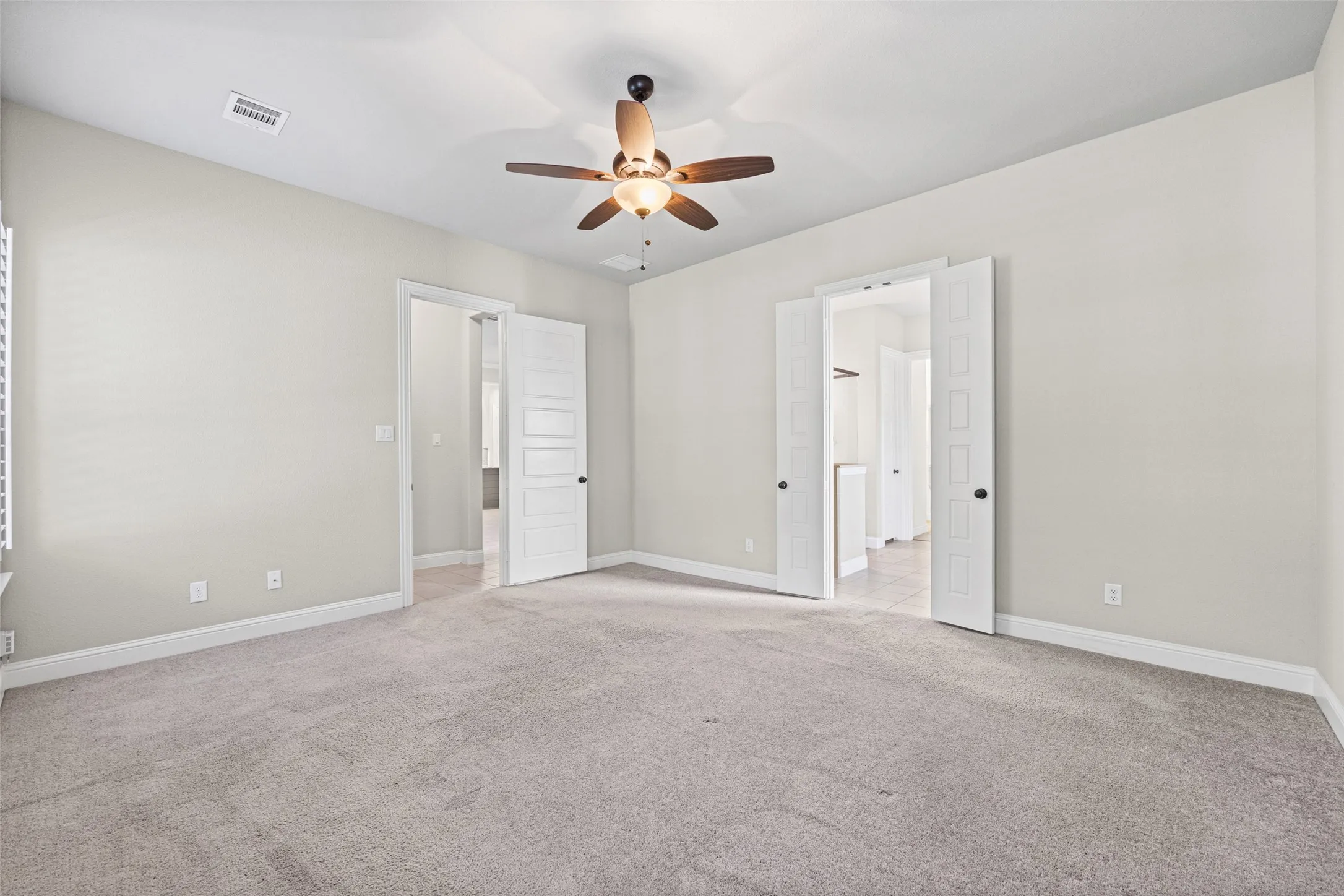 Large primary suite