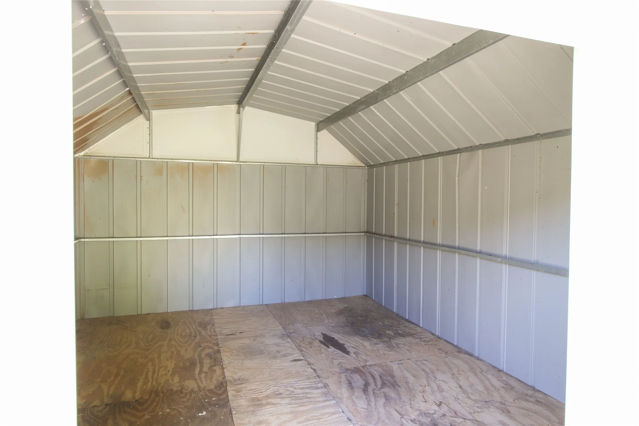Inside storage shed - includes electrical