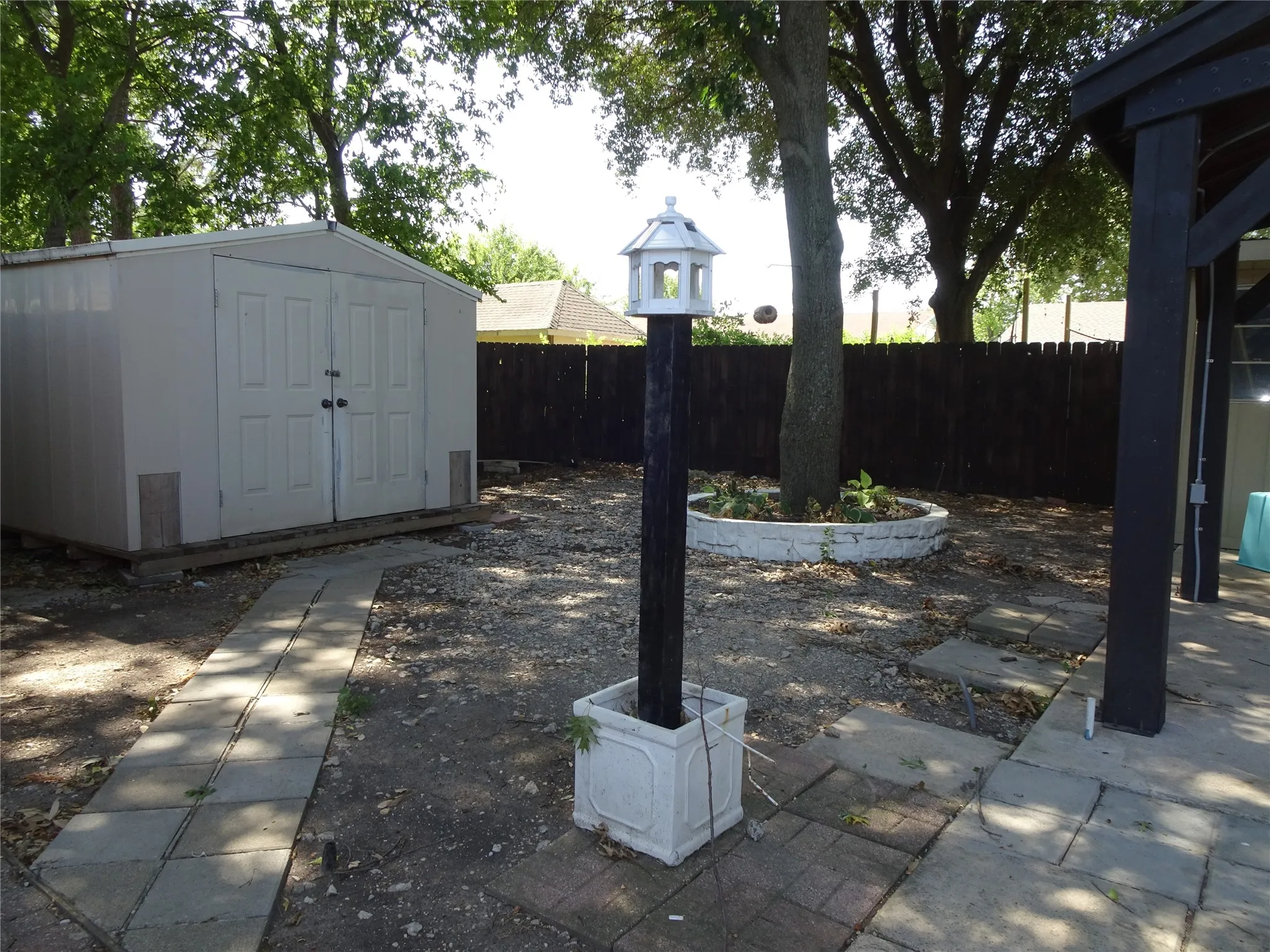 Back patio
