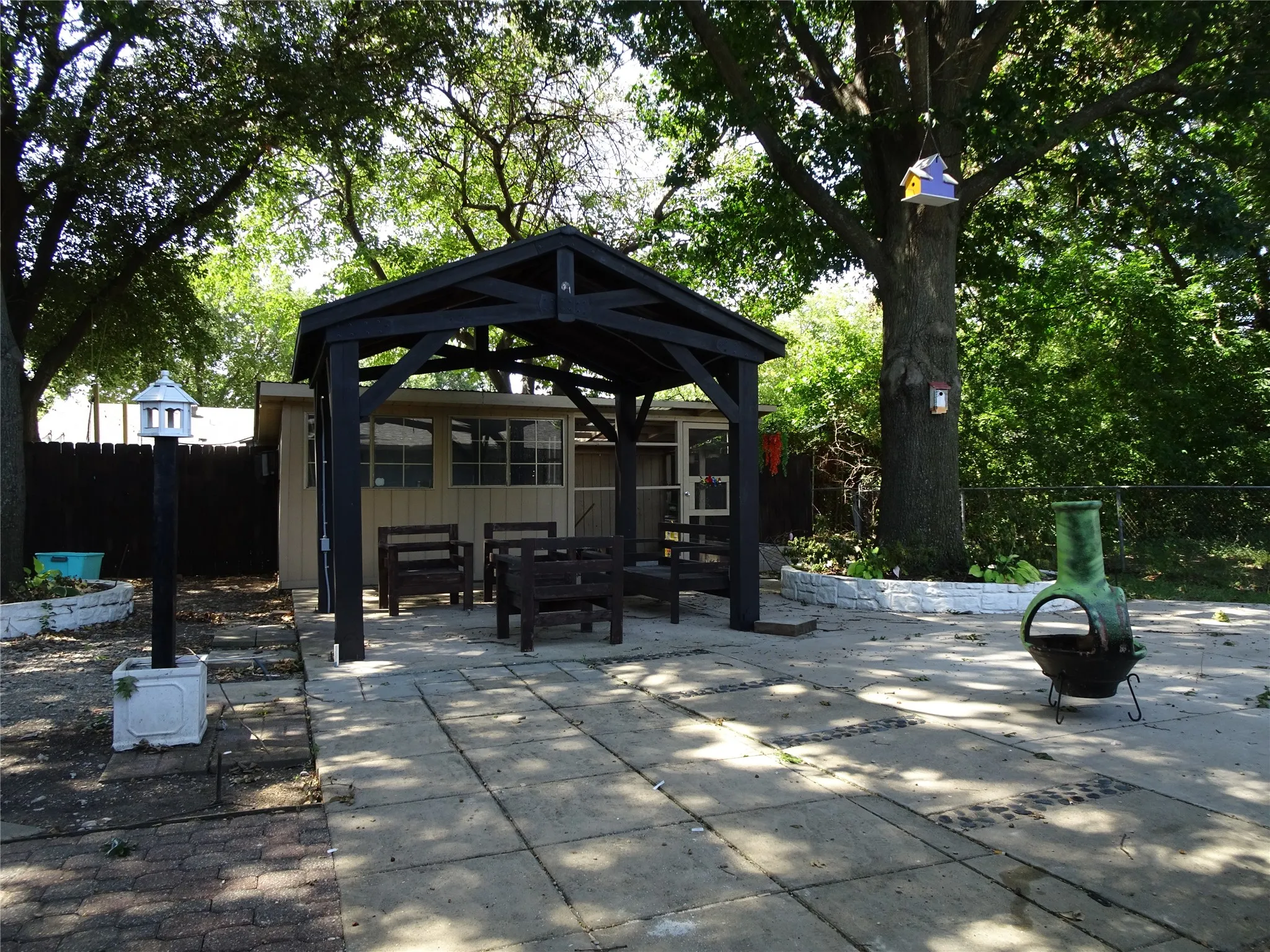 Back patio