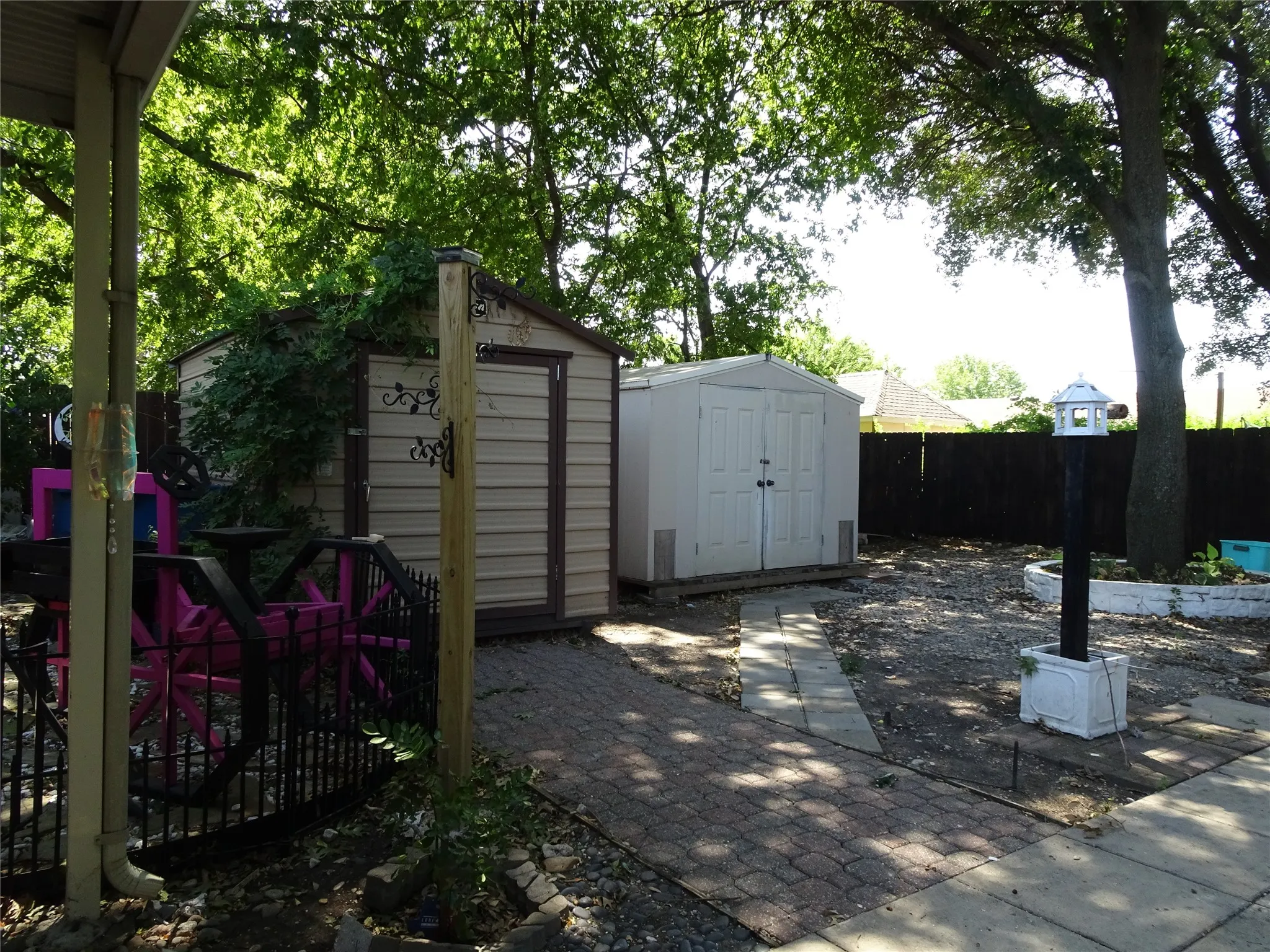 Back patio