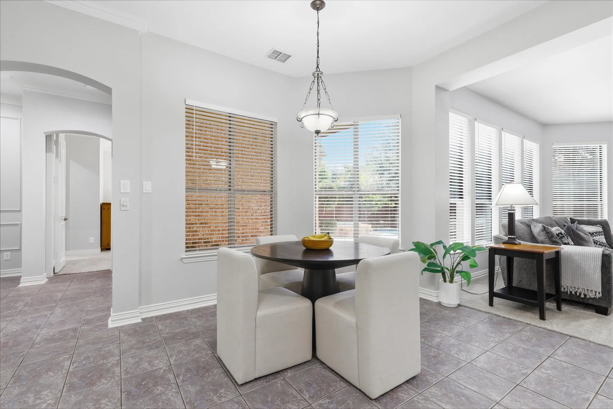 The Breakfast Room is right off the Kitchen.