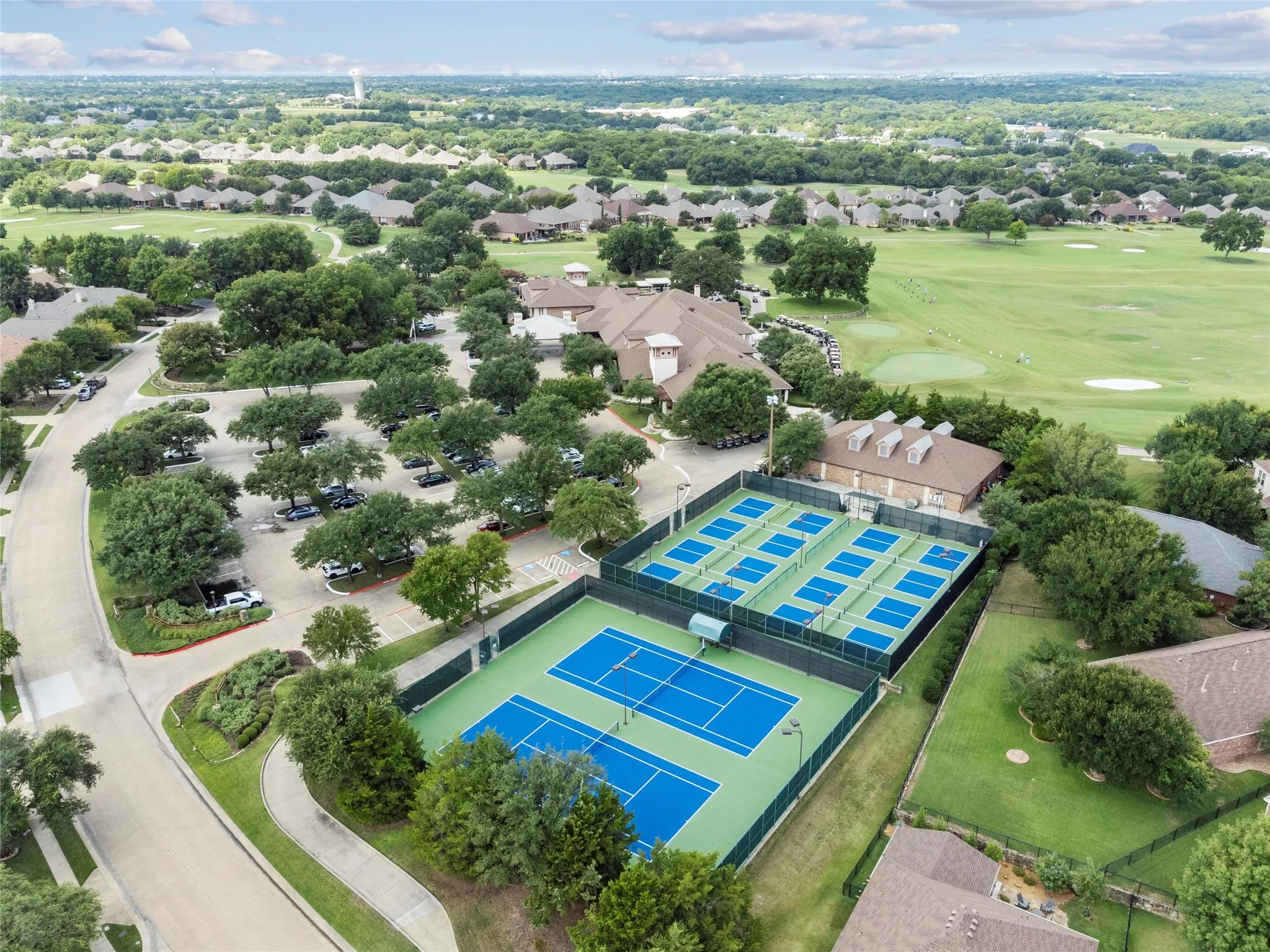 Pickle ball, tennis courts and golf