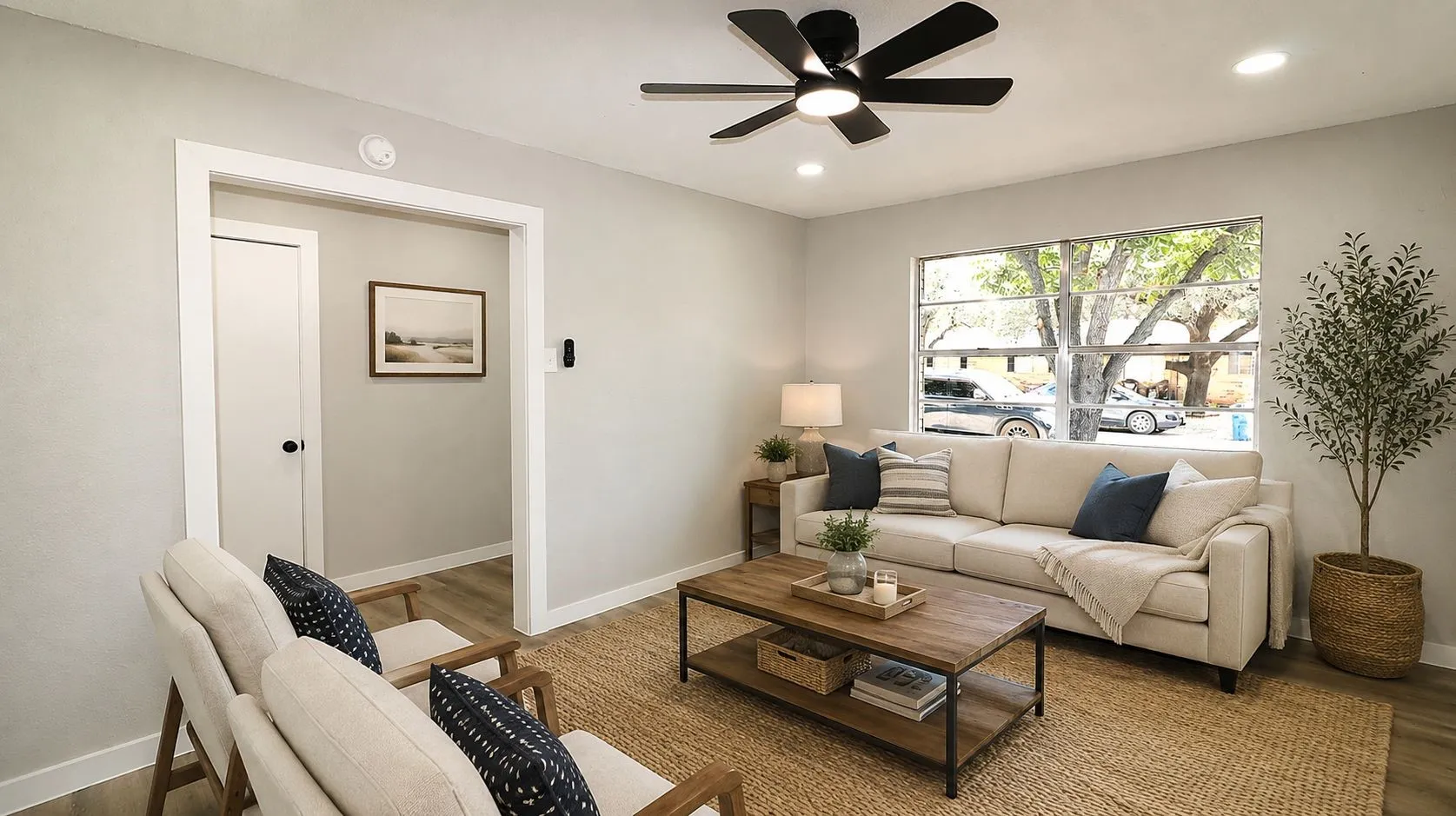 Living Room Staged