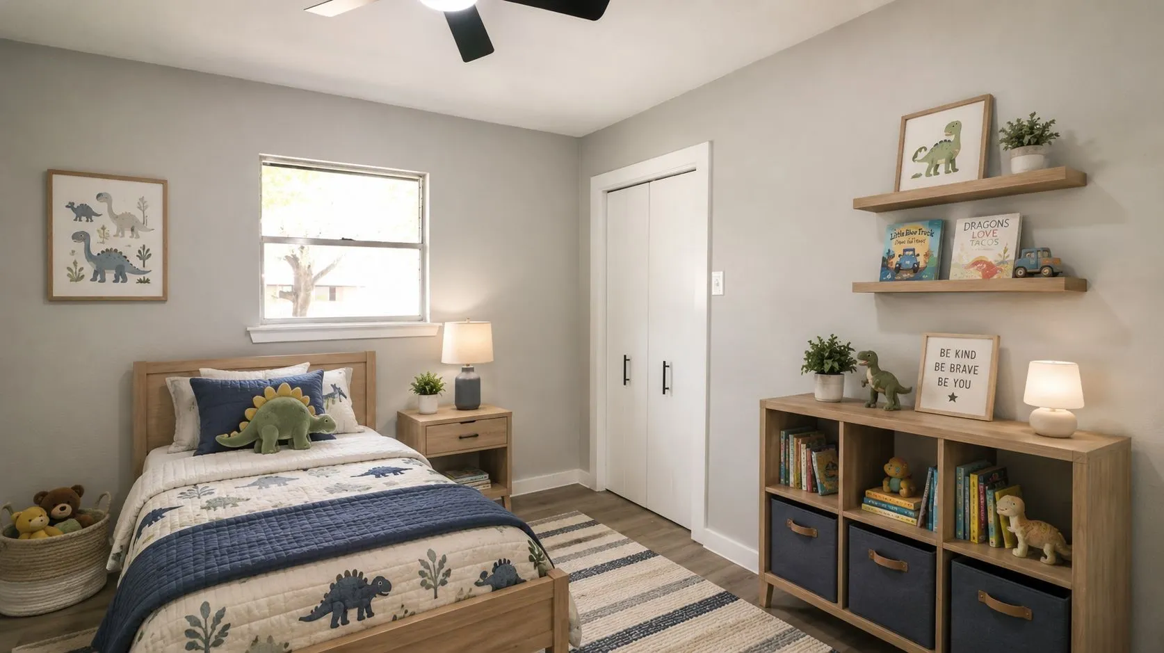 Secondary Bedroom 1 Staged