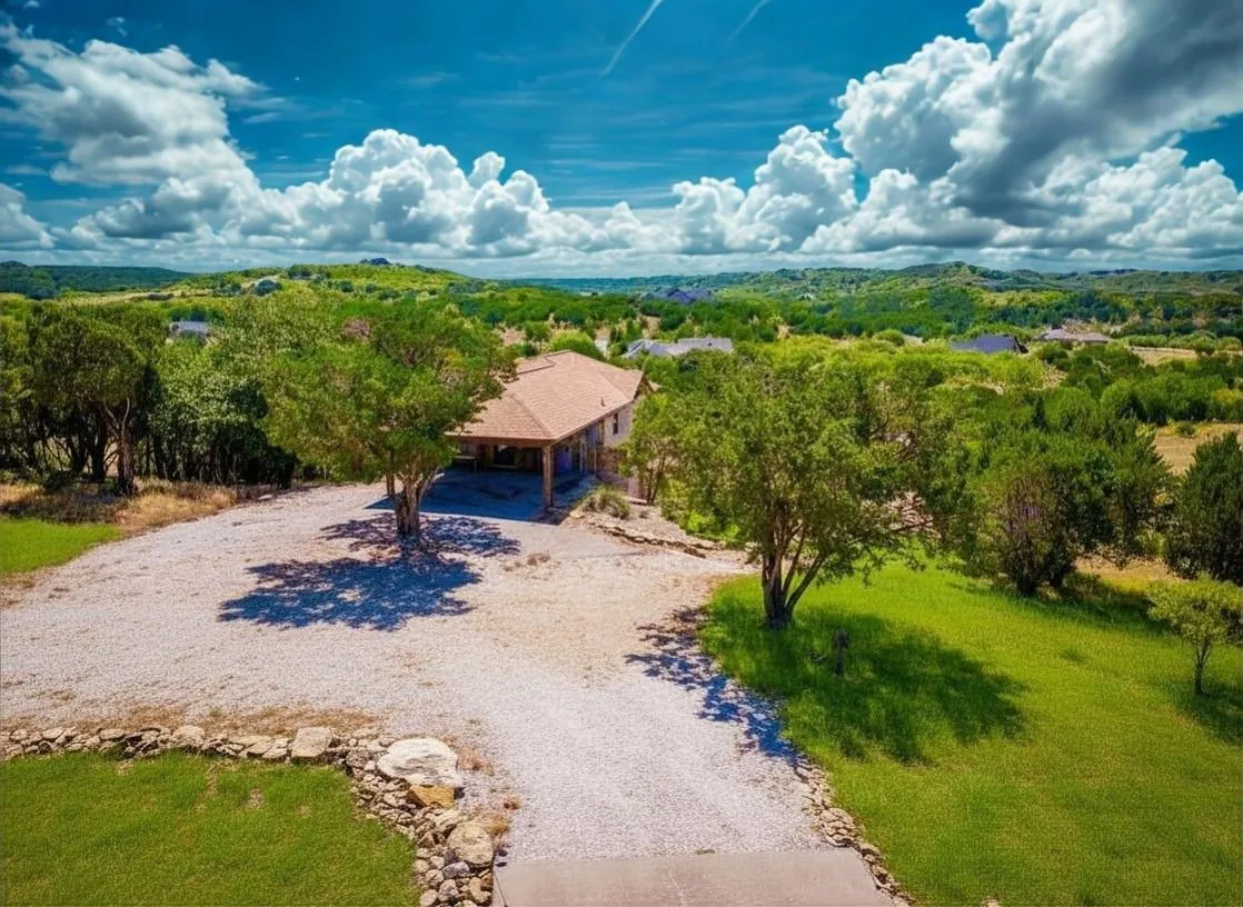Circle Drive and Carport