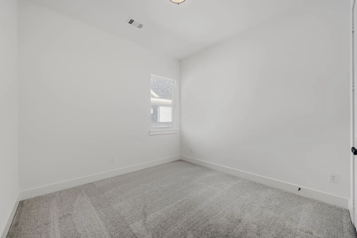 Light gray carpet flooring