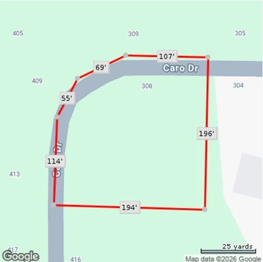 Google Map Property boundaries