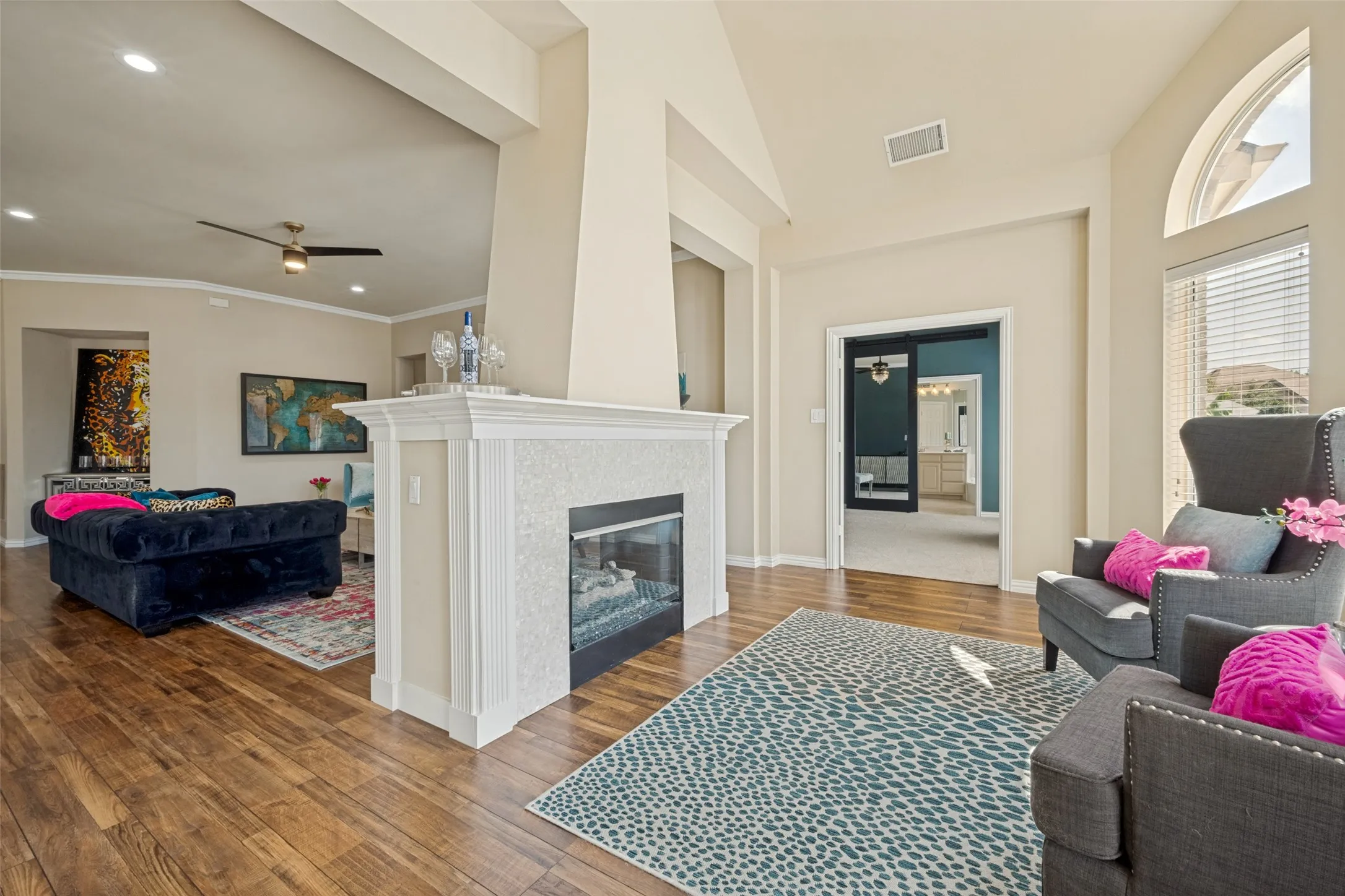 Additional flex living space.