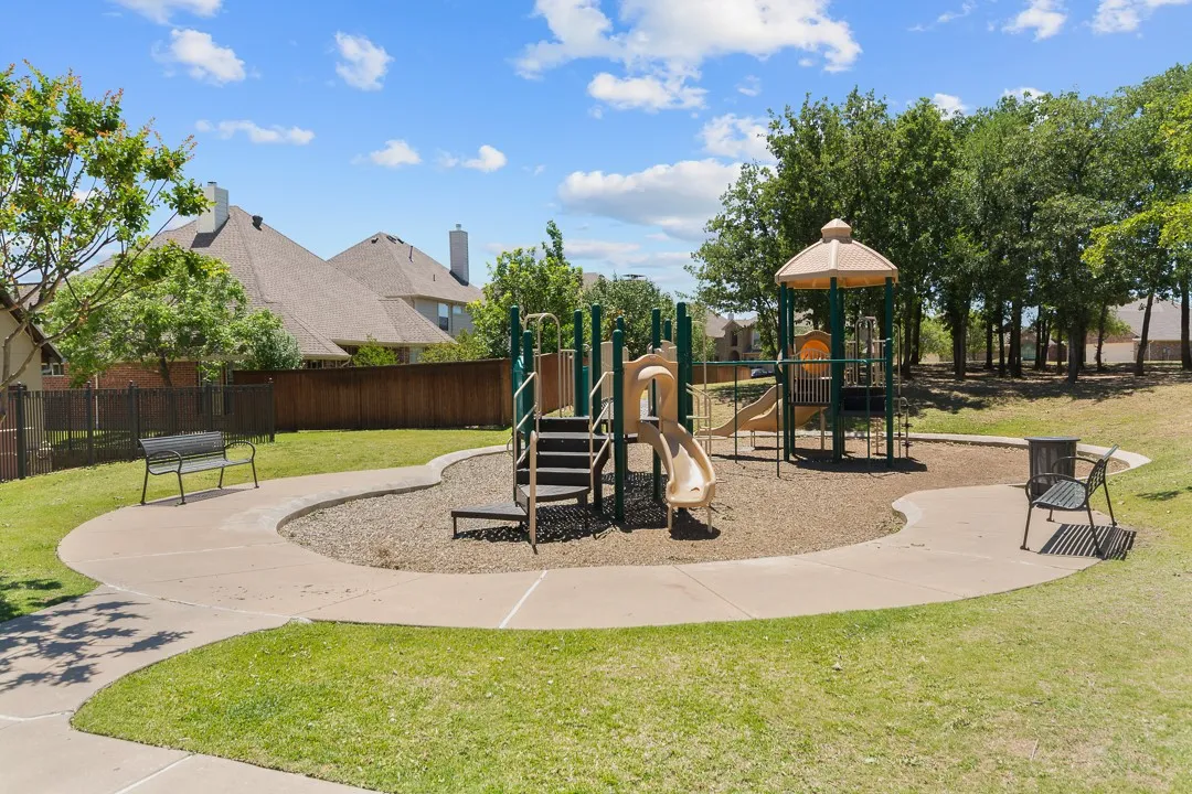 Many playgrounds are sprinkled throughout the community.