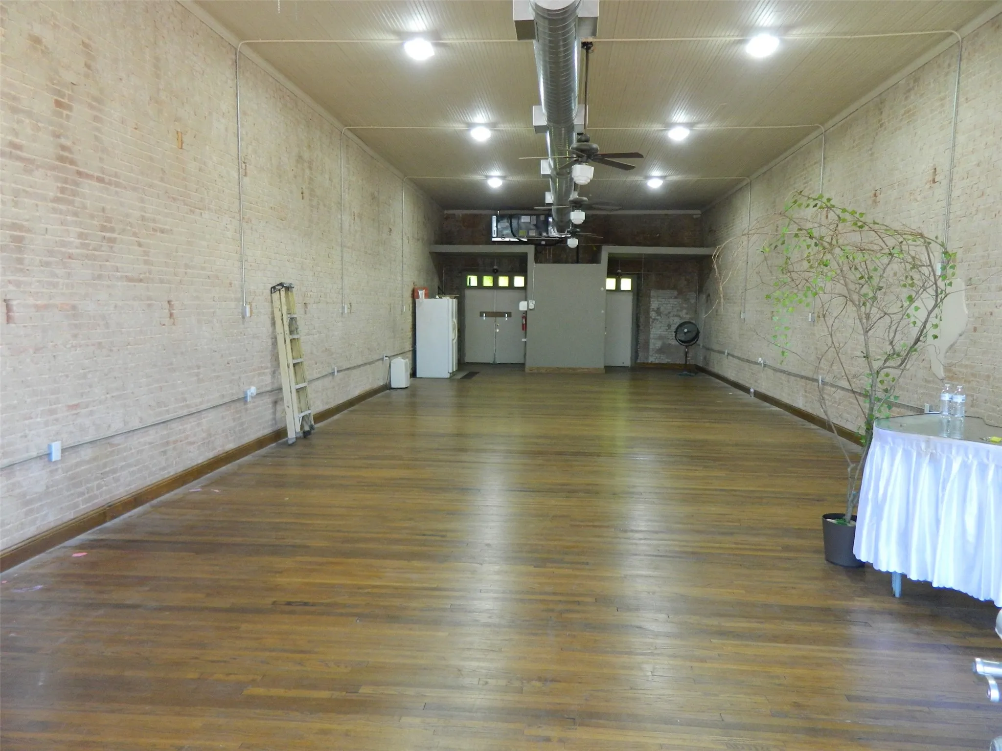 View of Inside back half of building