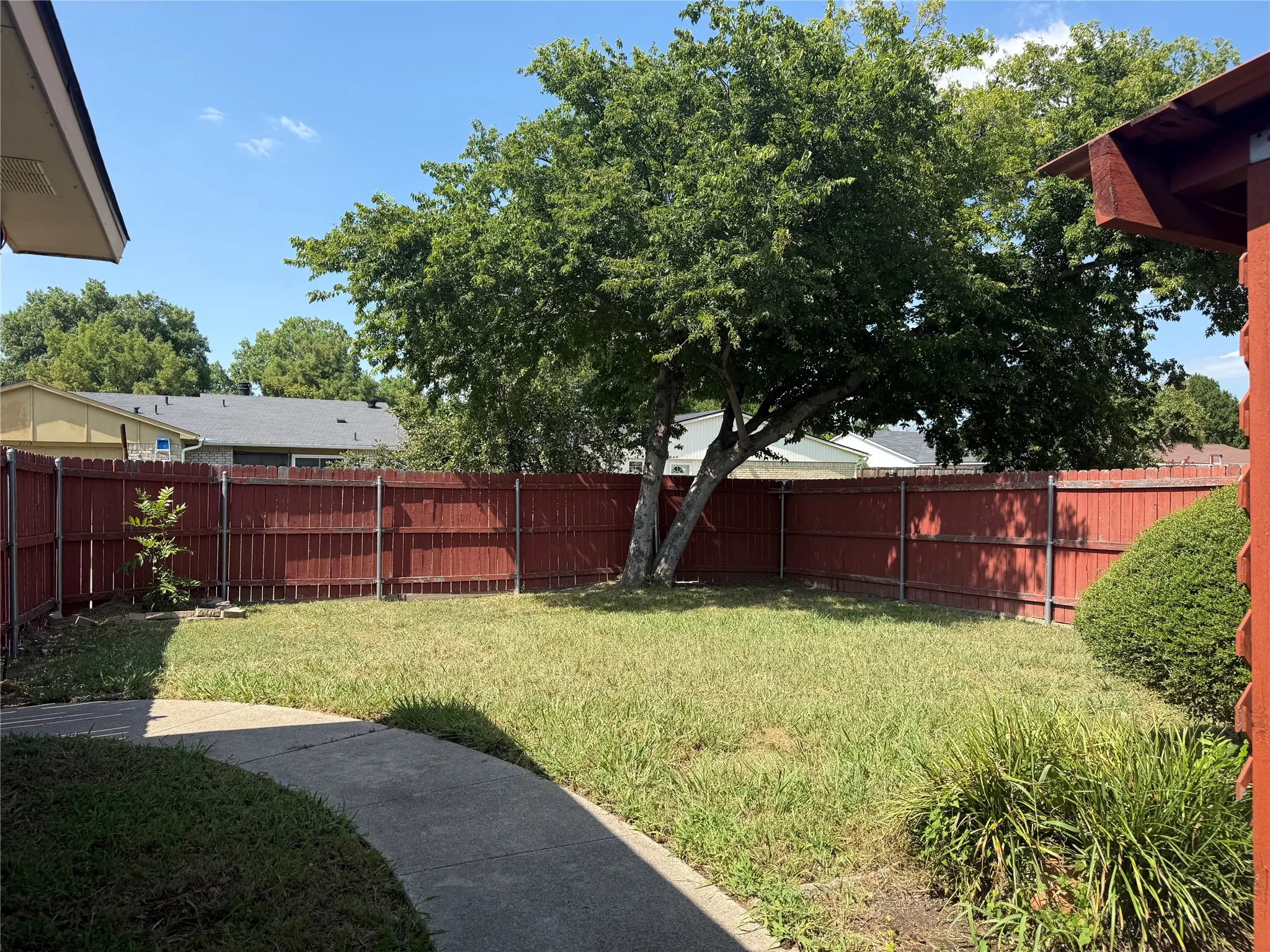Private yard