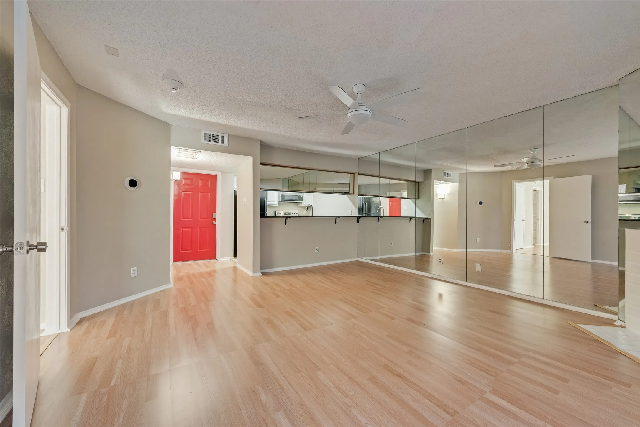 Living Room Opened into Kitchen and bar area