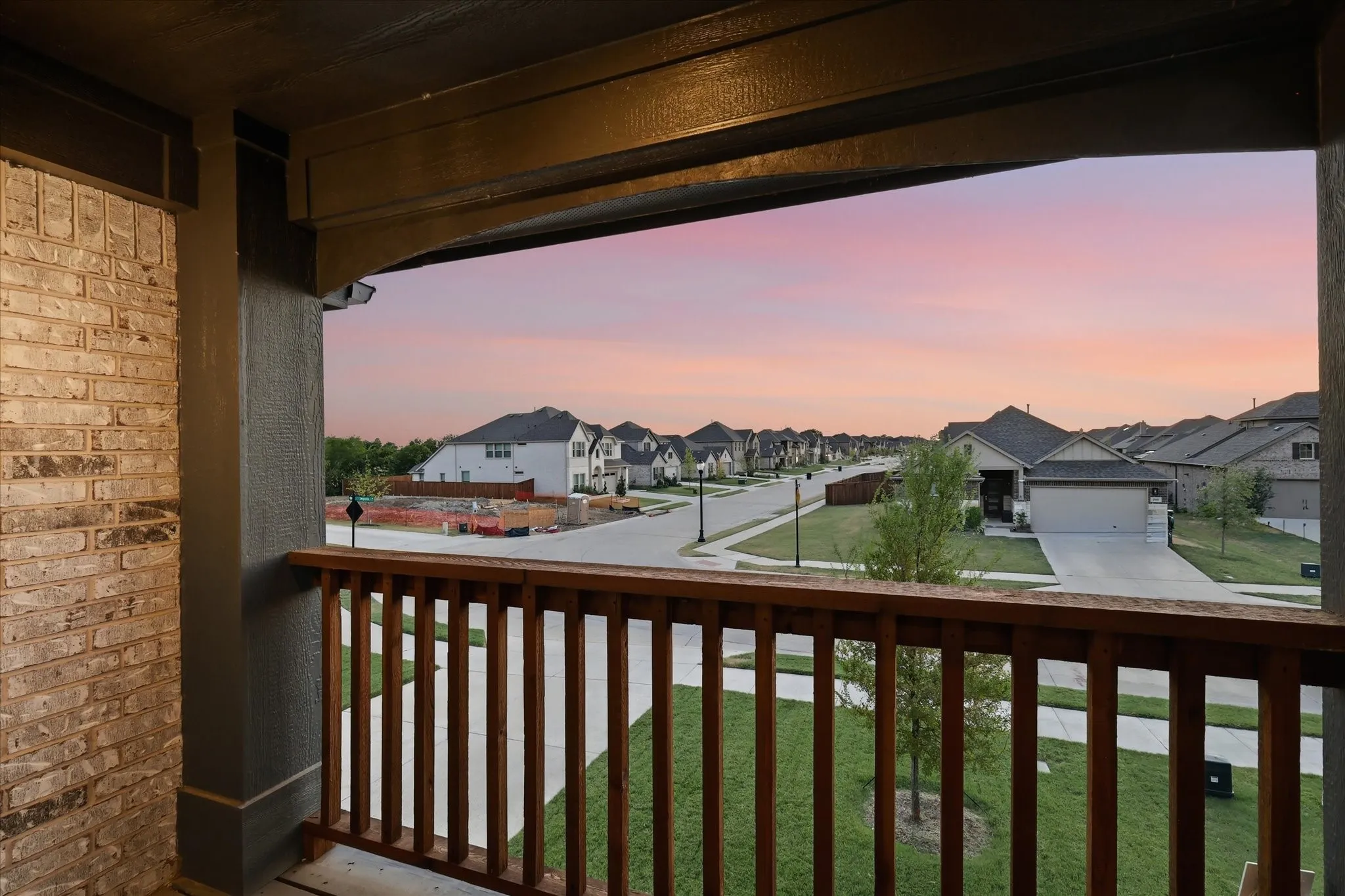 Great second story balcony off the game space for morning or evening coffee and relaxing