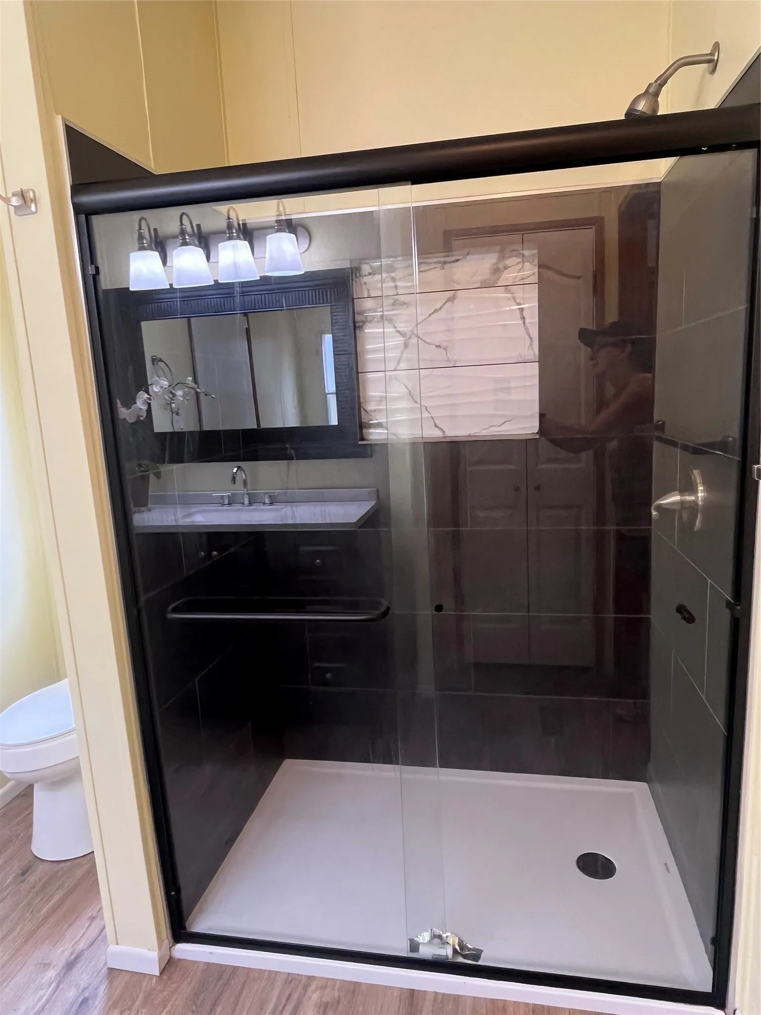 Masterbath with large walk-in shower