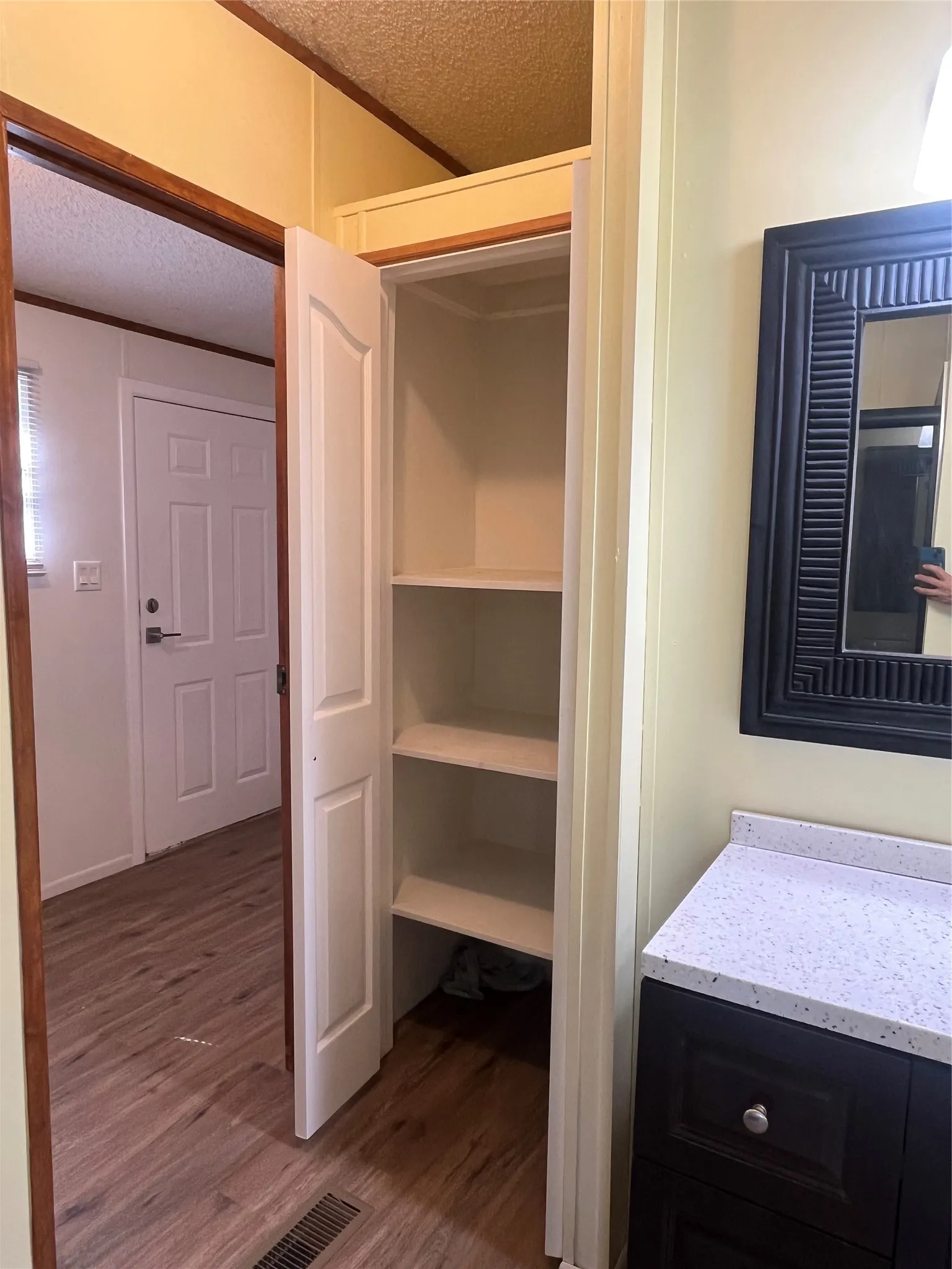 Large Linen Closet in MSTRBATH