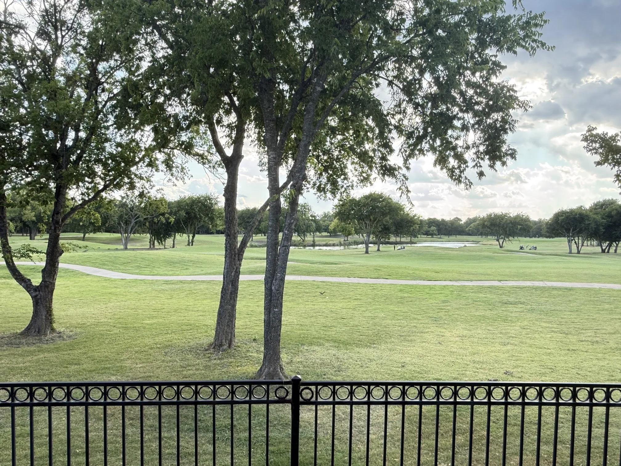 Golf course view