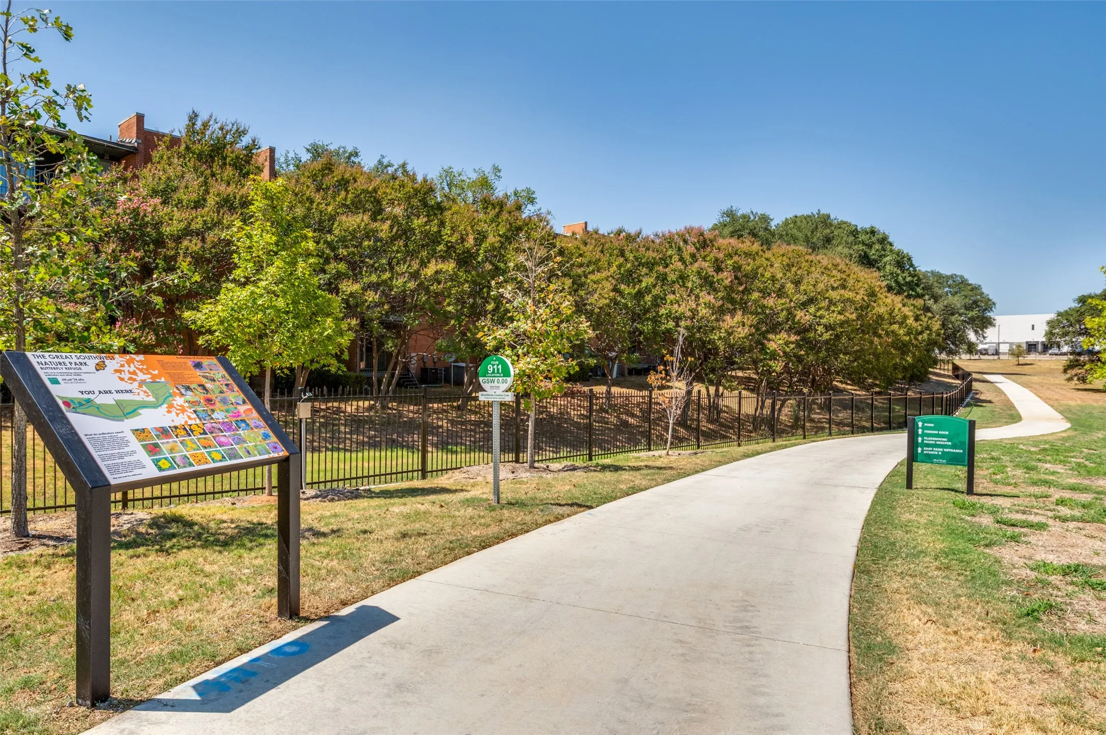 Great Southwest Nature Path is minutes from your condominium. This is what your balcony is overlooking.
