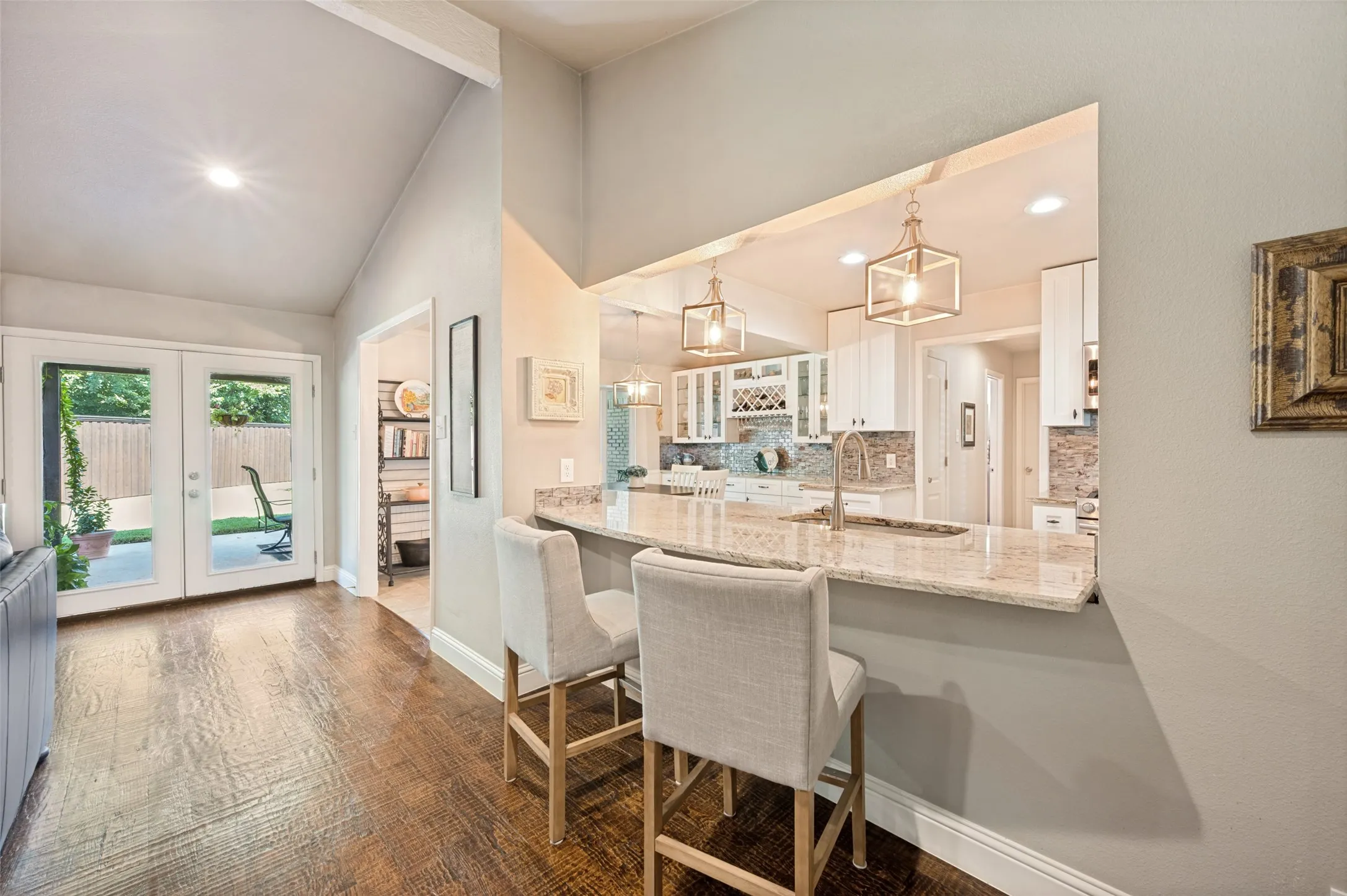 Open to the family Room