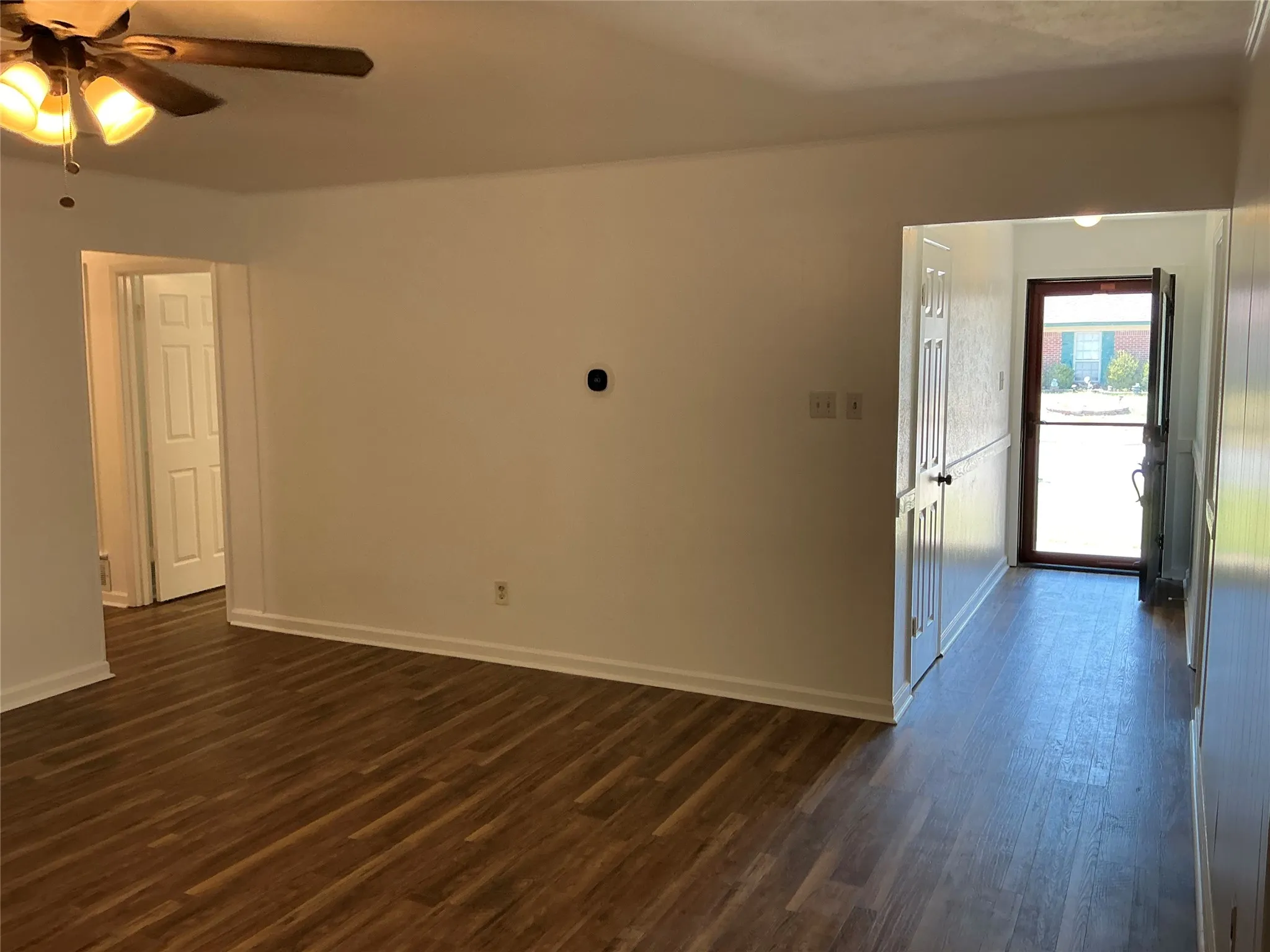 living room from kitchen