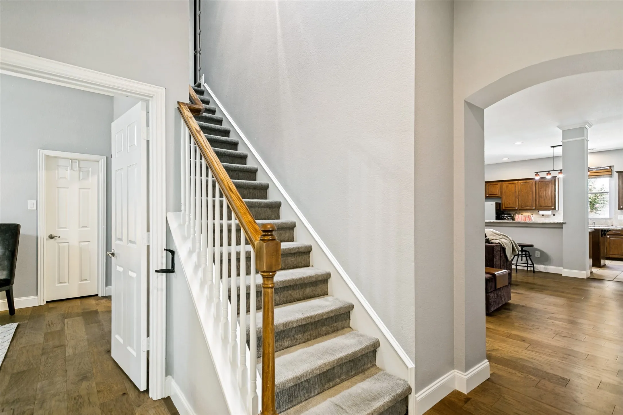 stair leading to game room and 2nd office
