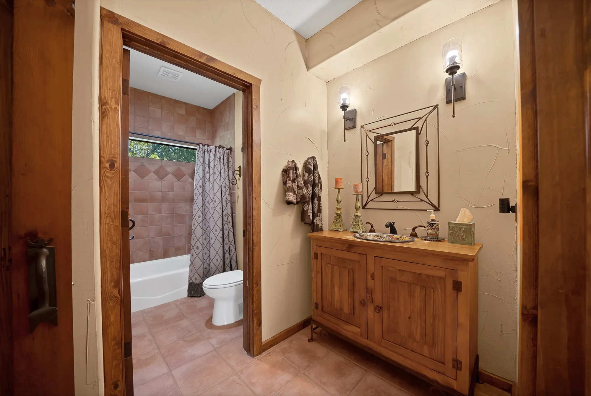 Bathroom 2 with separate shower/tub room.