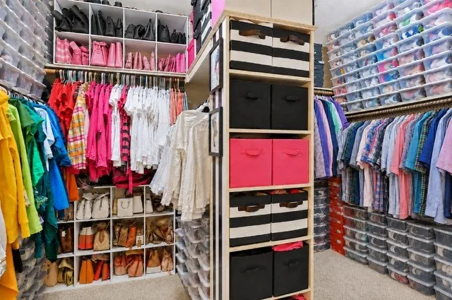 This closet is a show stopper!